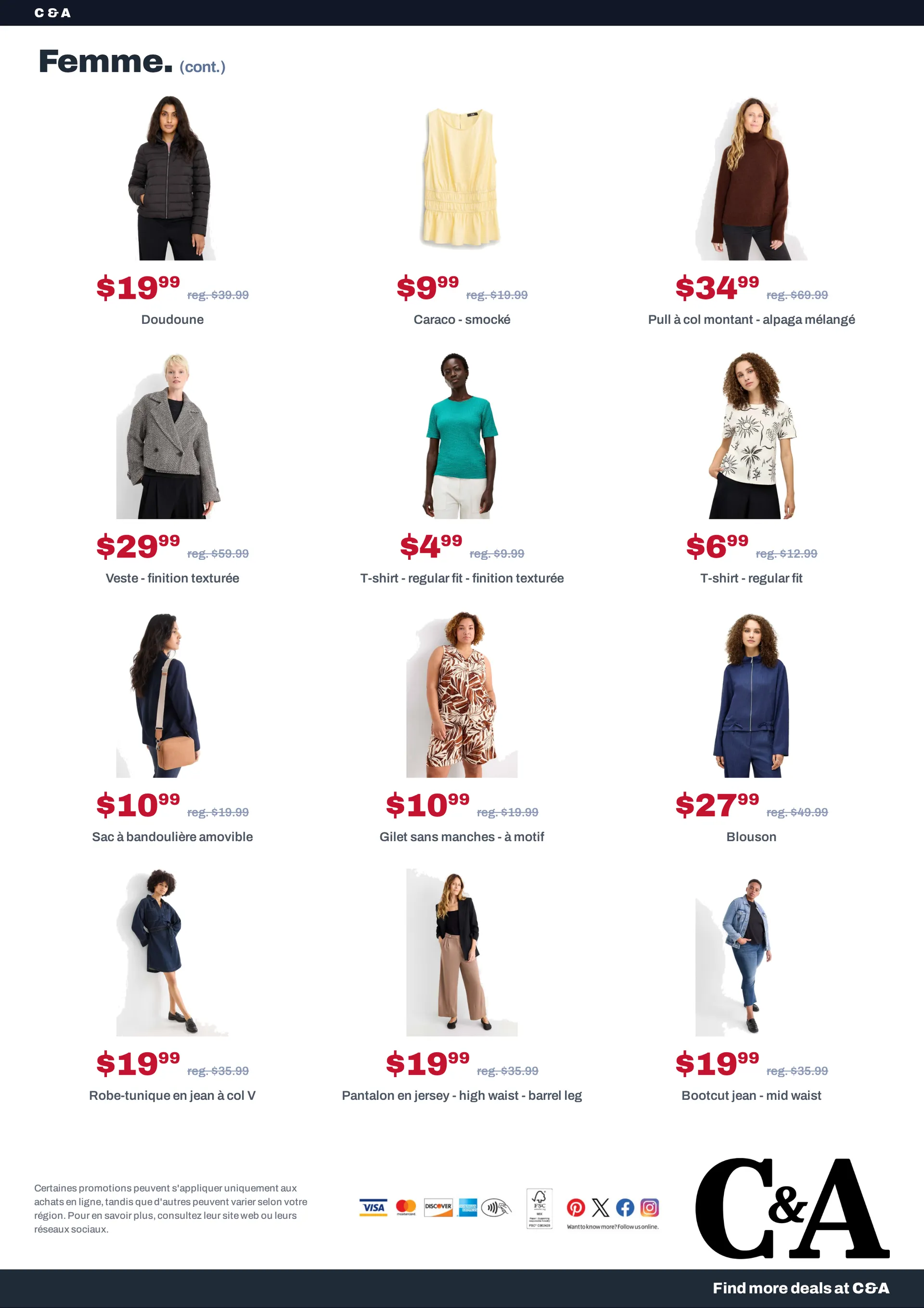 C&A soldes du 10 août au 24 août 2026 - Catalogue page 3