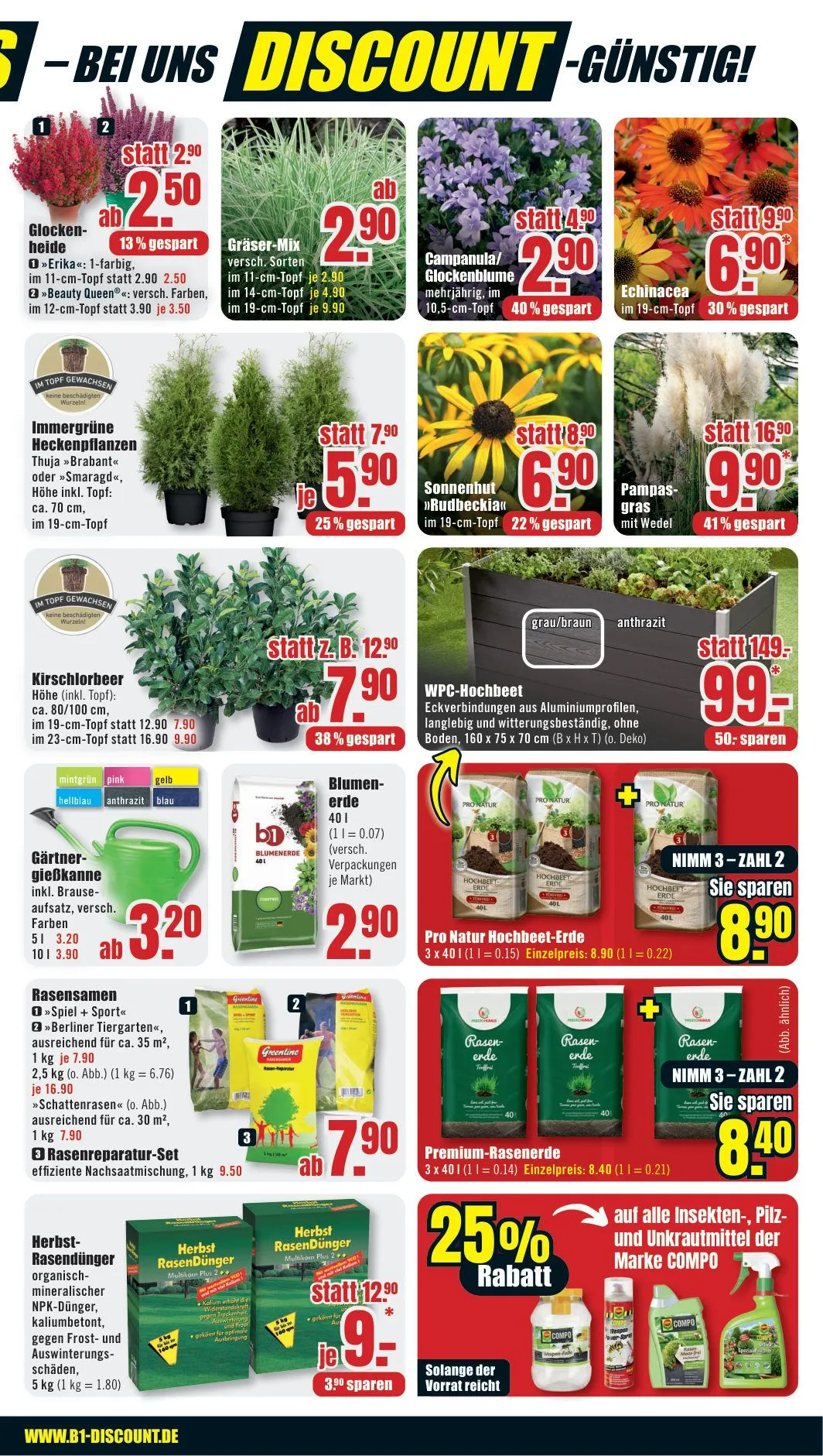 B1 Discount Baumarkt — 2026-08-20 von 15. August bis 21. August 2026 - Prospekt seite 3