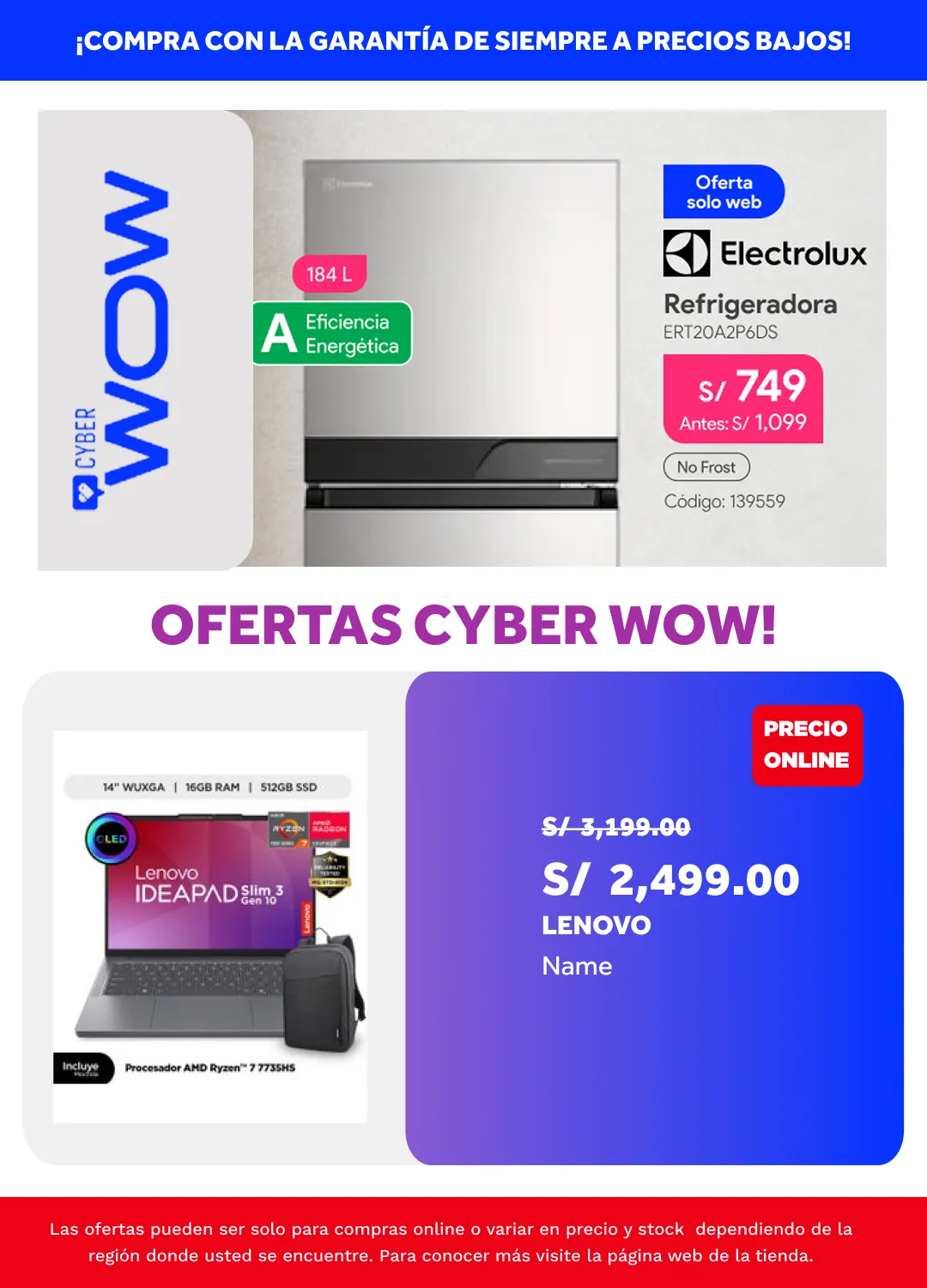Catalogo de Oferta Cyber WOW! 15 de julio al 16 de julio 2026 - Pag 3