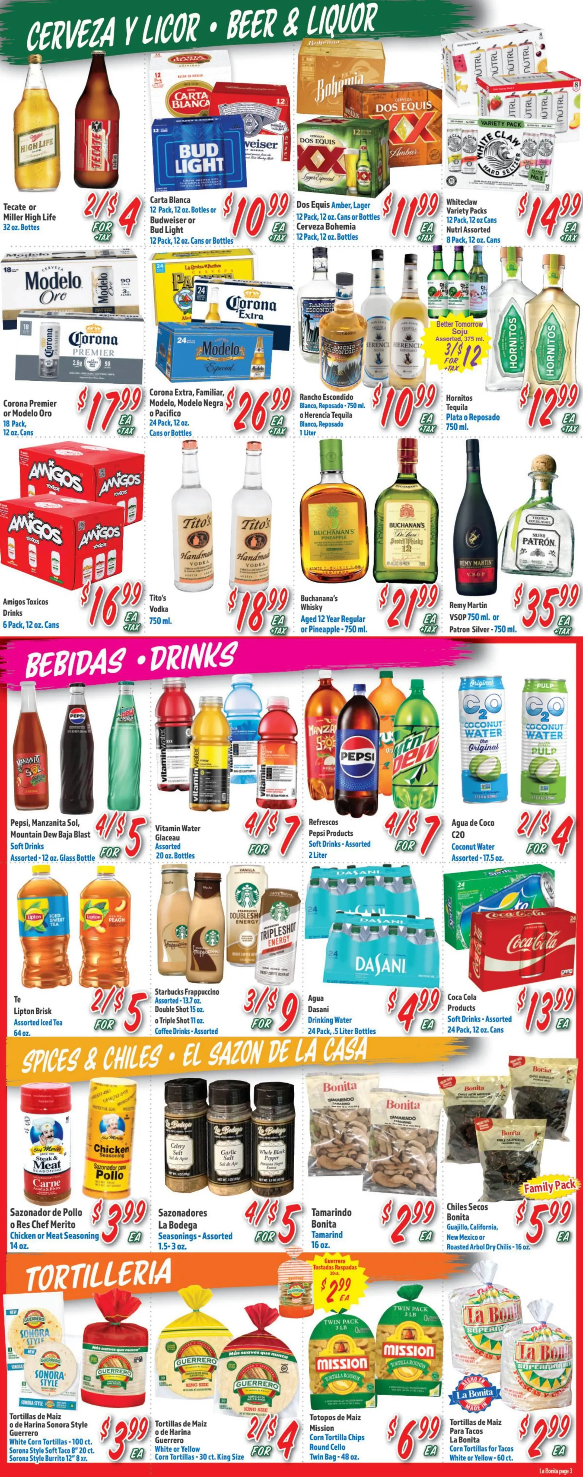 Weekly promotion La Bonita Supermarkets — 2026-08-27 spanning from August 27 to September 1 2026 - Page 3 for Catalogue 365