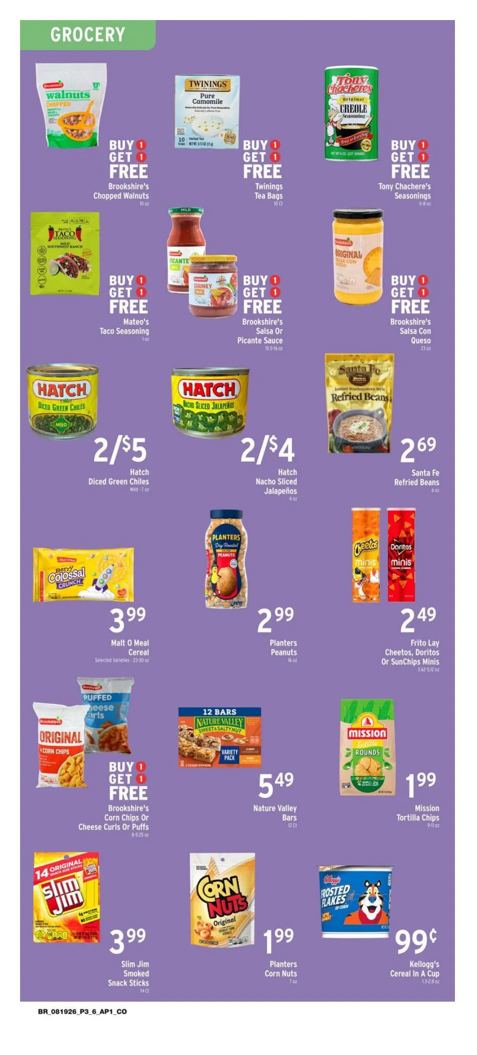 Weekly promotion Brookshires — 2026-08-20 spanning from August 19 to August 25 2026 - Page 3 for Catalogue 365