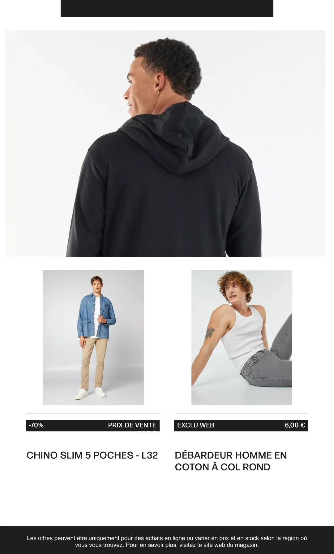 Vêtements homme du 6 août au 21 août 2026 - Catalogue page 3