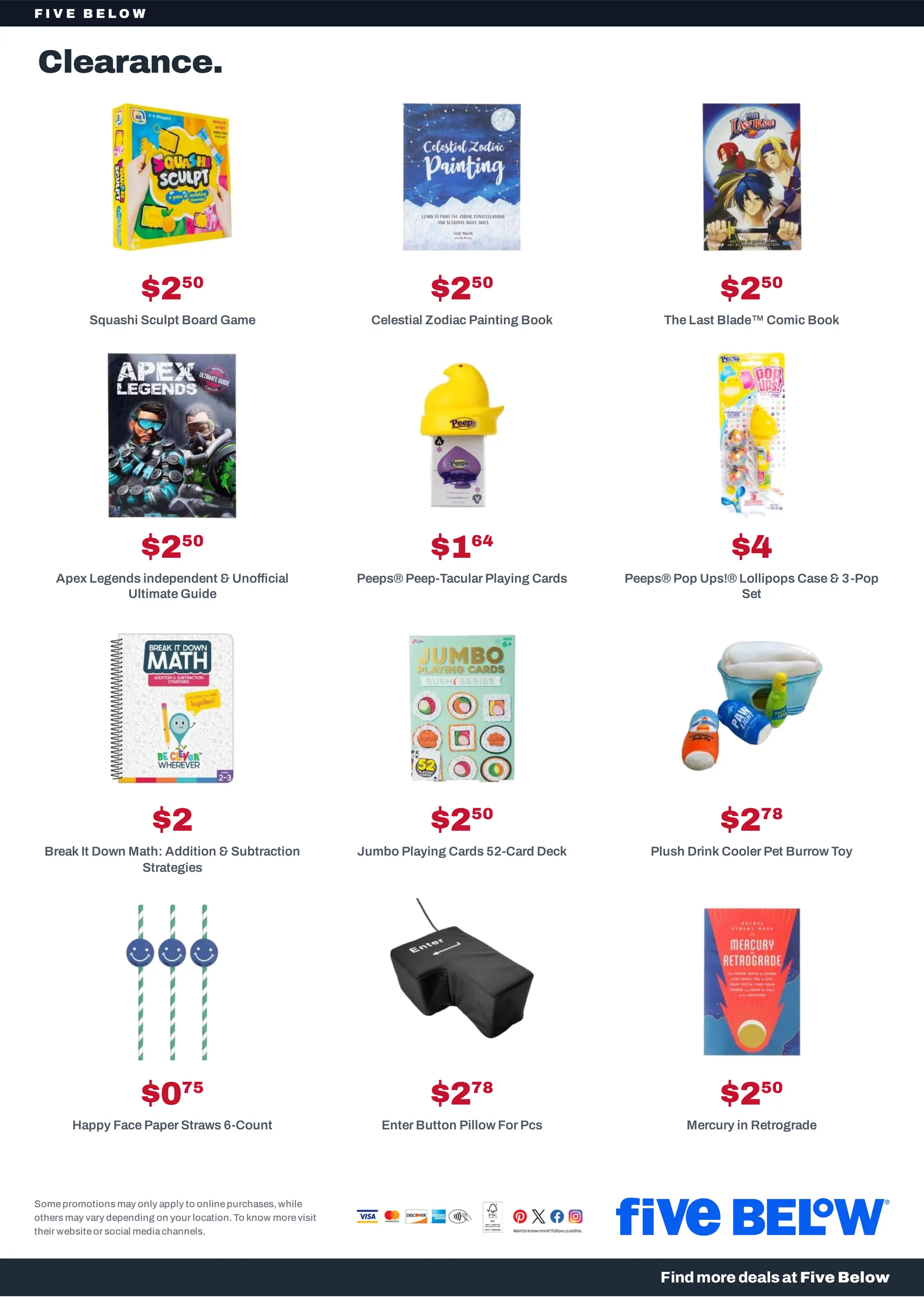 Weekly promotion Five Below — 2026-10-22 spanning from October 22 to October 29 2026 - Page 3 for Catalogue 365