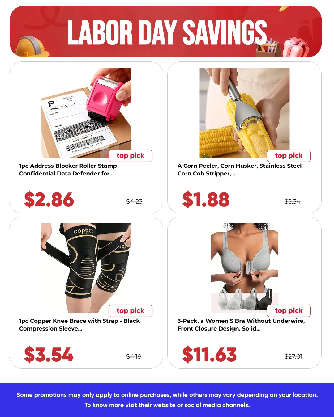 Weekly promotion Temu — 2026-09-03 spanning from September 3 to September 8 2026 - Page 3 for Catalogue 365