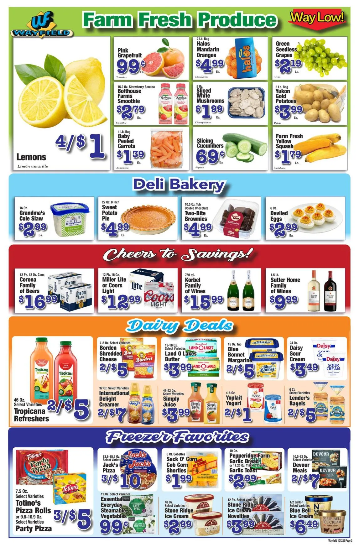 Weekly promotion Wayfield — 2026-10-16 spanning from October 16 to October 18 2026 - Page 3 for Catalogue 365