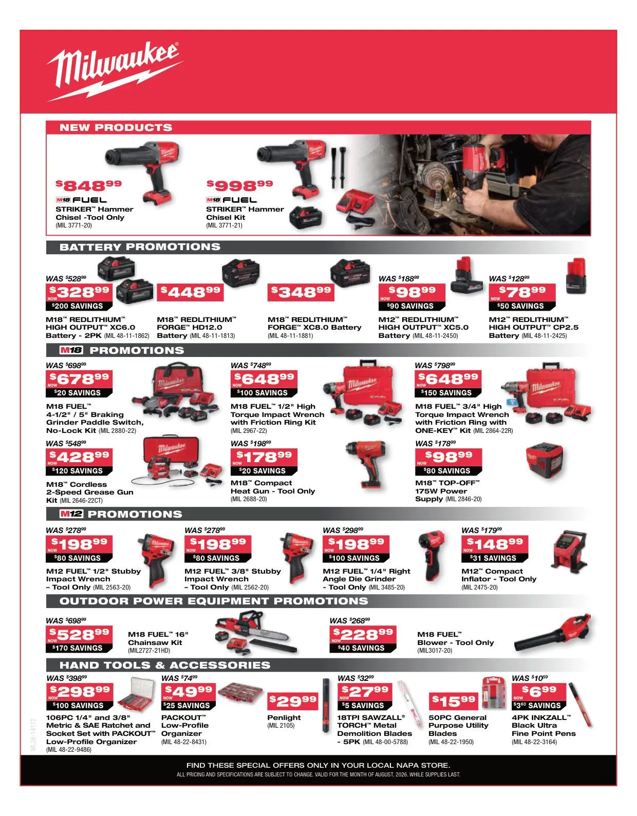 NAPA Auto Parts — 2026-08-03 from August 3 to August 31 2026 - flyer page 3