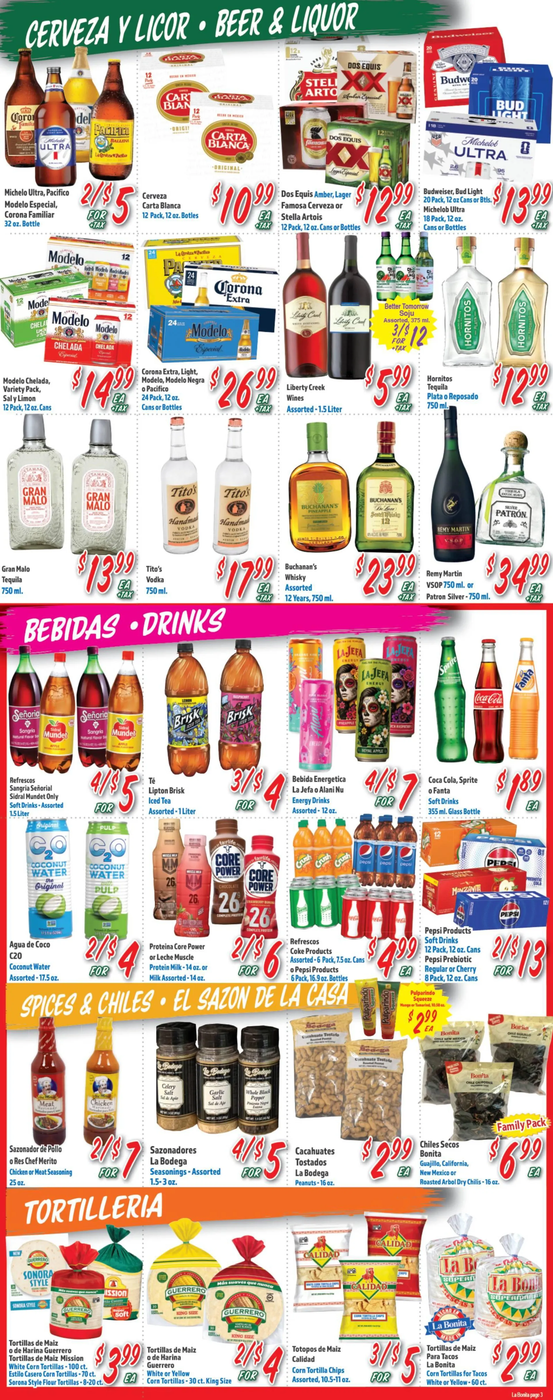 Weekly ad La Bonita Supermarkets — 2026-08-14 from August 12 to August 18 2026 - Page 3