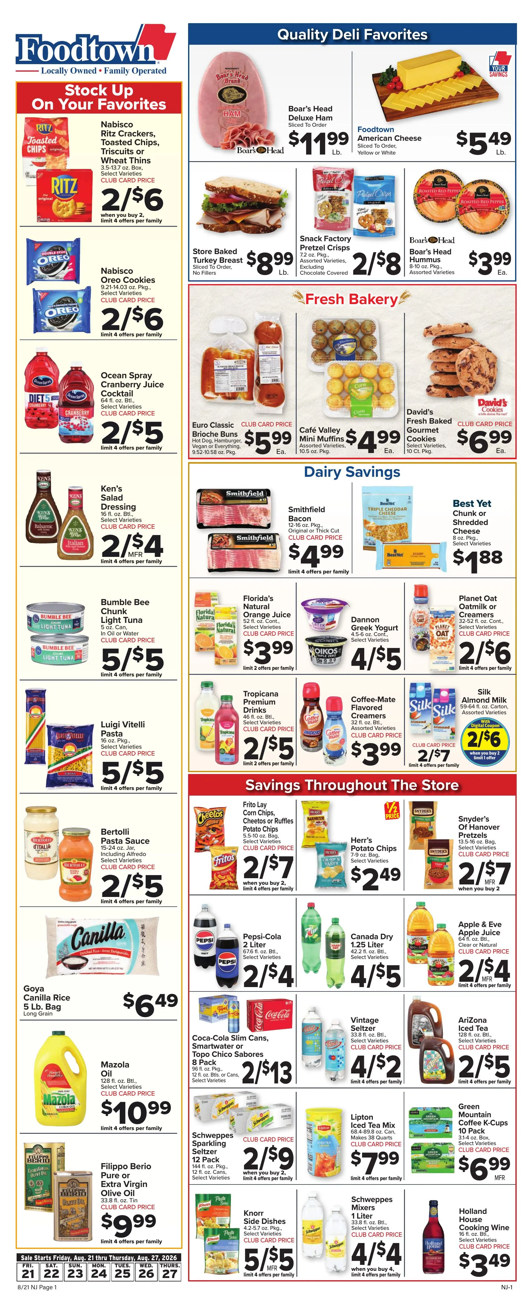 Weekly promotion Foodtown — 2026-08-21 spanning from August 21 to August 27 2026 - Page 3 for Catalogue 365