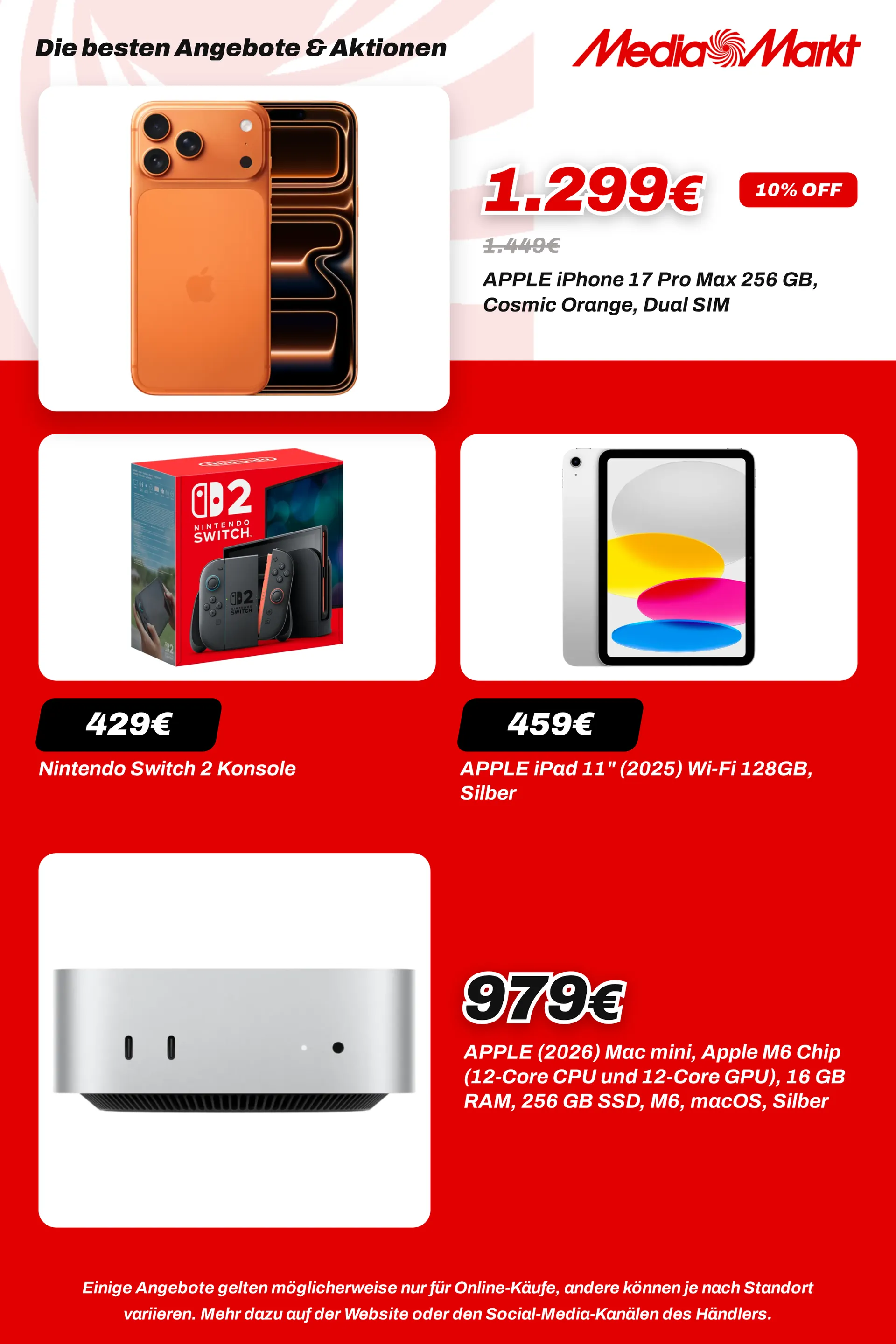 MediaMarkt — 2026-10-21 von 21. Oktober bis 5. November 2026 - Flugblätt seite 3