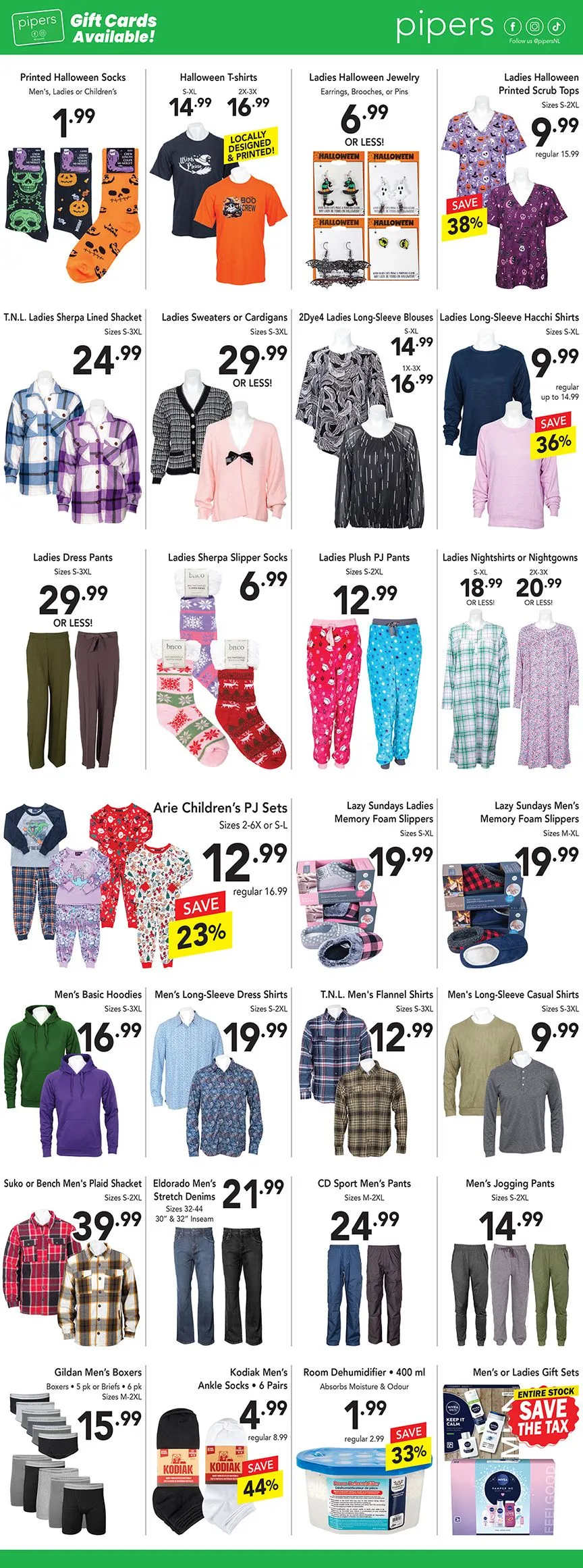 Pipers — 2026-10-16 from October 16 to October 21 2026 - flyer page 3