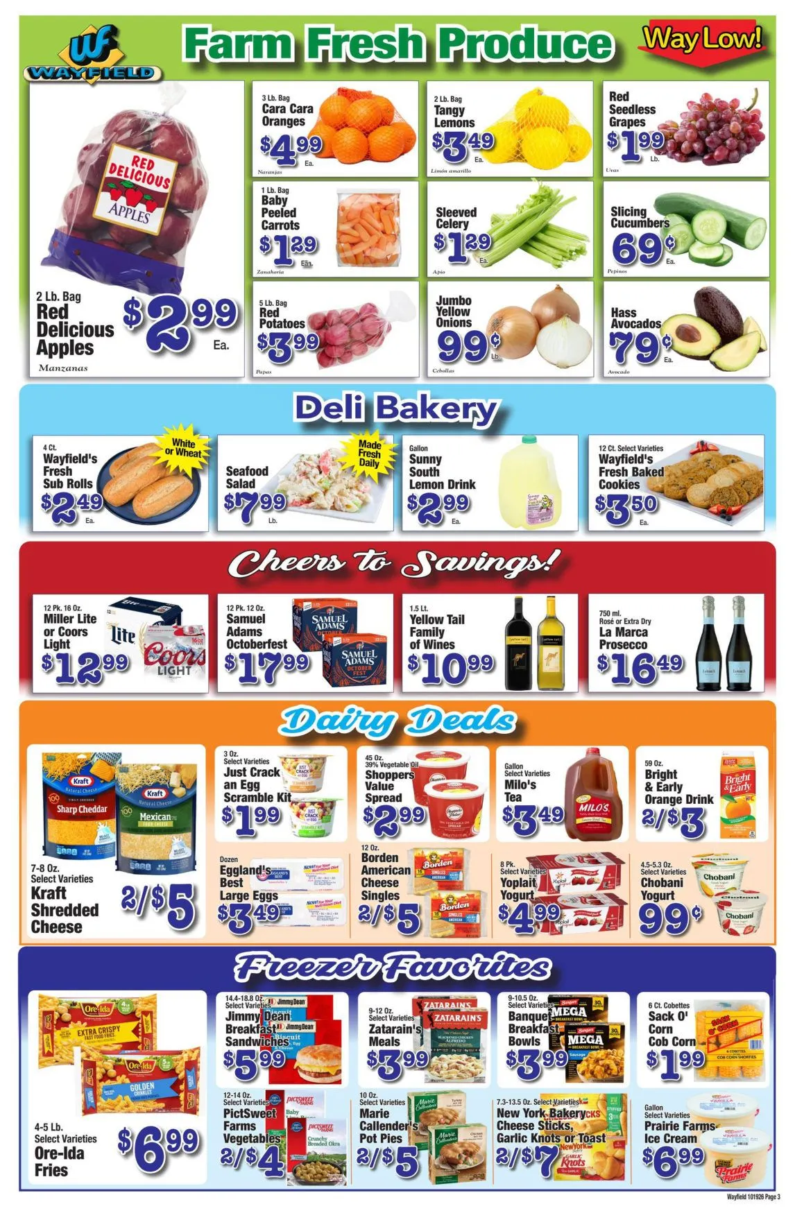 Weekly promotion Wayfield — 2026-10-19 spanning from October 19 to October 25 2026 - Page 3 for Catalogue 365