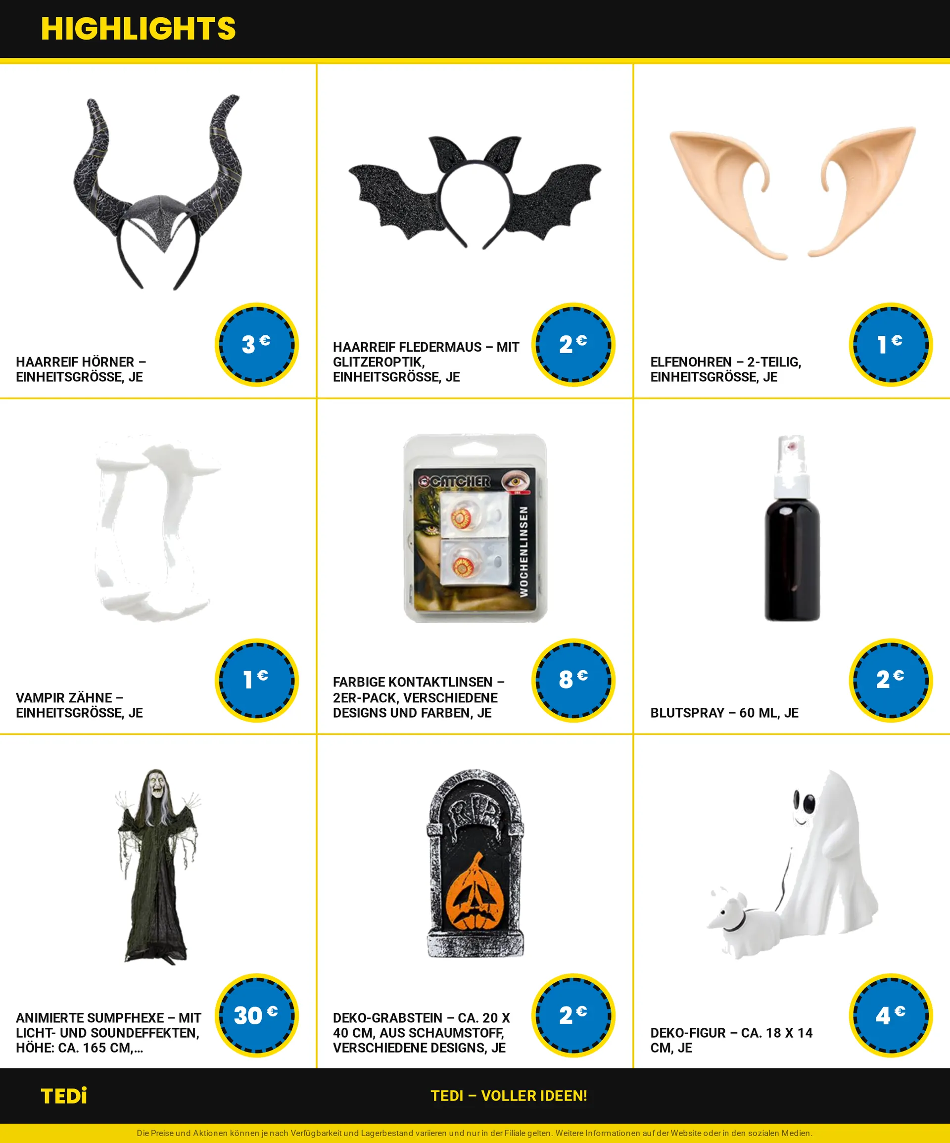 TEDi — Halloween — 2026-09-24 von 24. September bis 12. Oktober 2026 - Prospekt seite 3