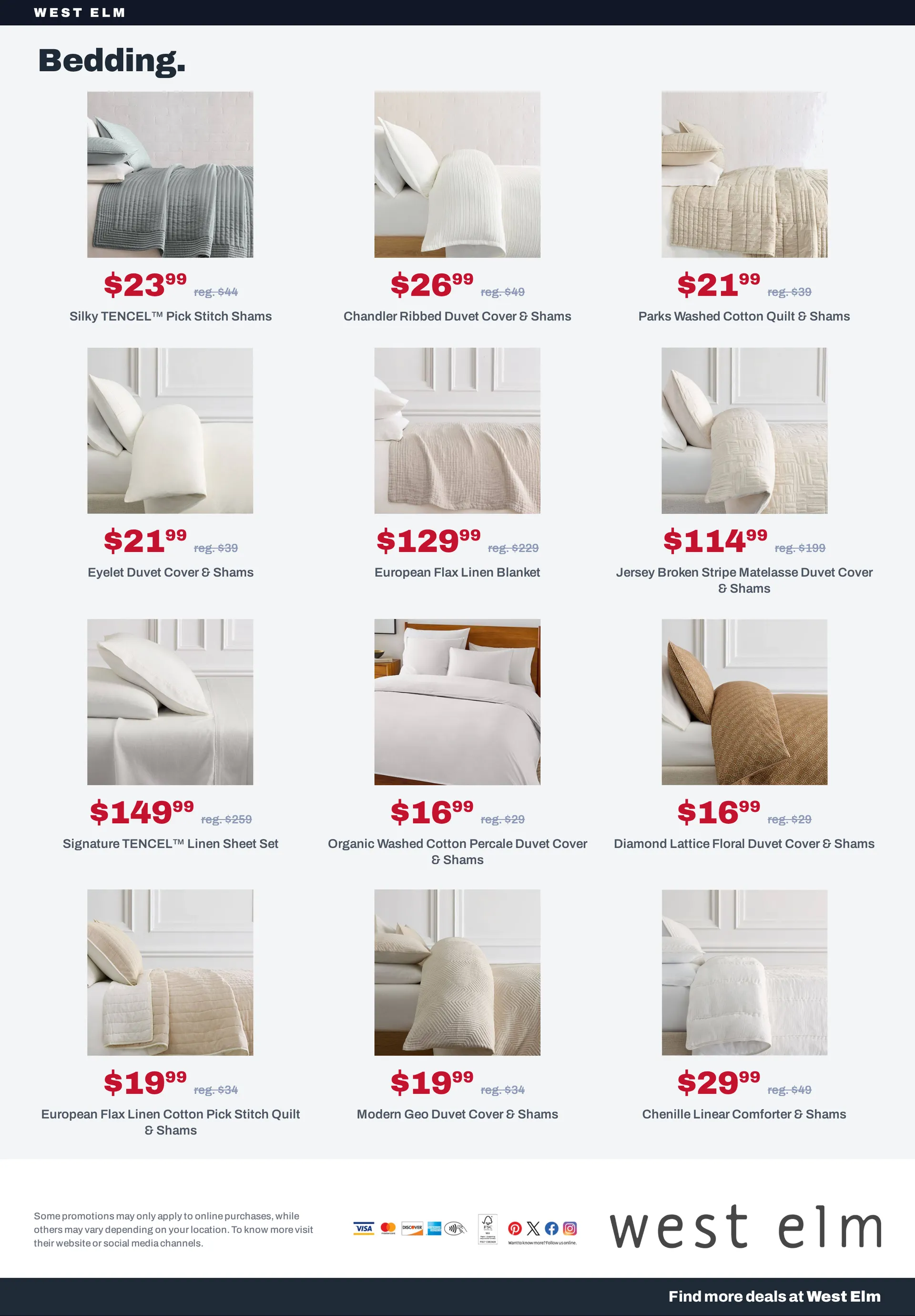 Weekly promotion West Elm — 2026-10-22 spanning from October 22 to October 29 2026 - Page 4 for Catalogue 365