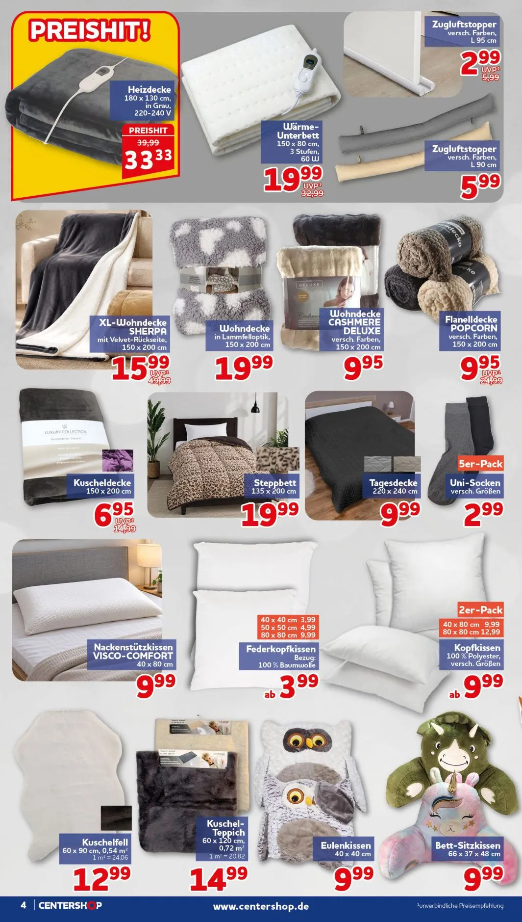 CENTERSHOP — 2026-09-29 von 29. September bis 2. Oktober 2026 - Prospekt seite 4