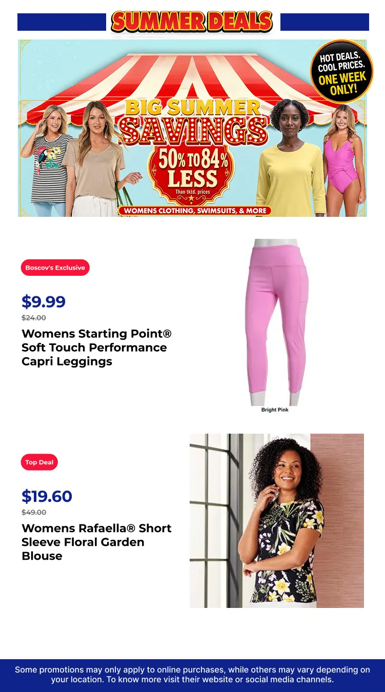 Weekly promotion Summer Savings spanning from August 4 to August 6 2026 - Page 4 for Catalogue 365