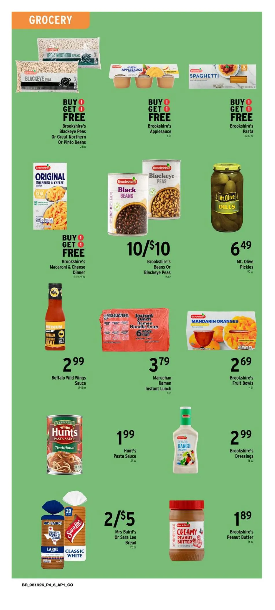 Weekly promotion Brookshires — 2026-08-20 spanning from August 19 to August 25 2026 - Page 4 for Catalogue 365