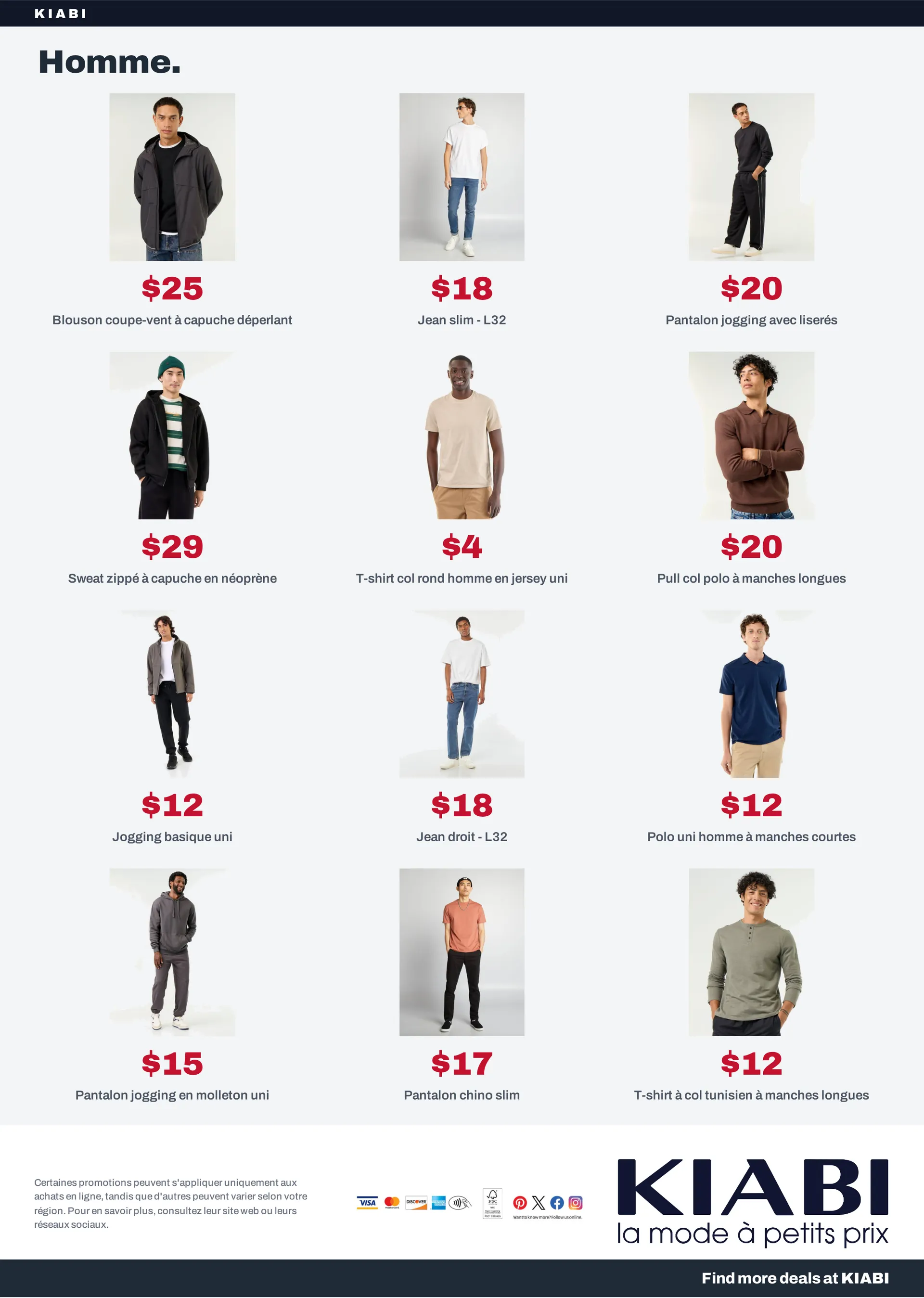 KIABI — Catálogo 1 — 2026-10-15 du 15 octobre au 29 octobre 2026 - Catalogue page 4