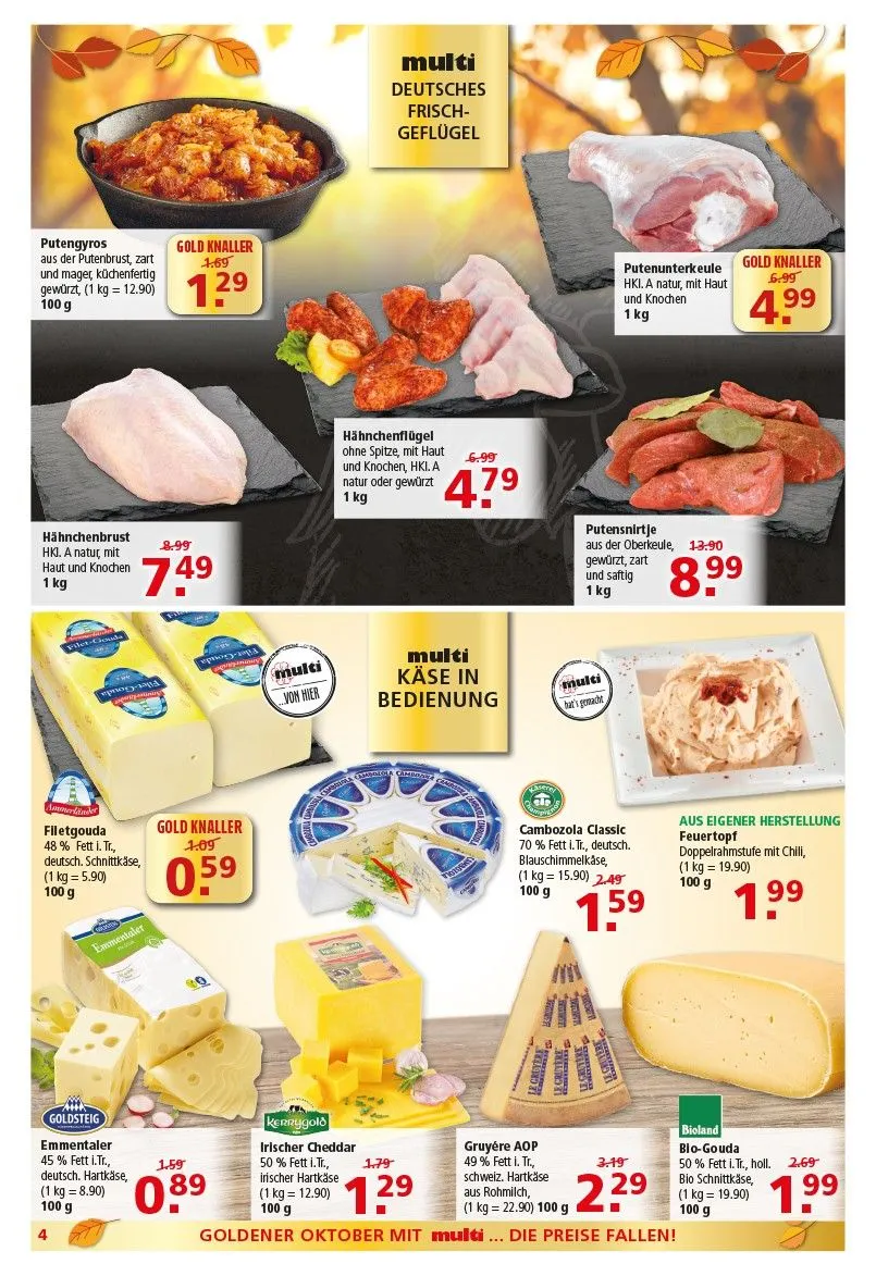 Multi Markt — 2026-10-16 von 16. Oktober bis 18. Oktober 2026 - Prospekt seite 4