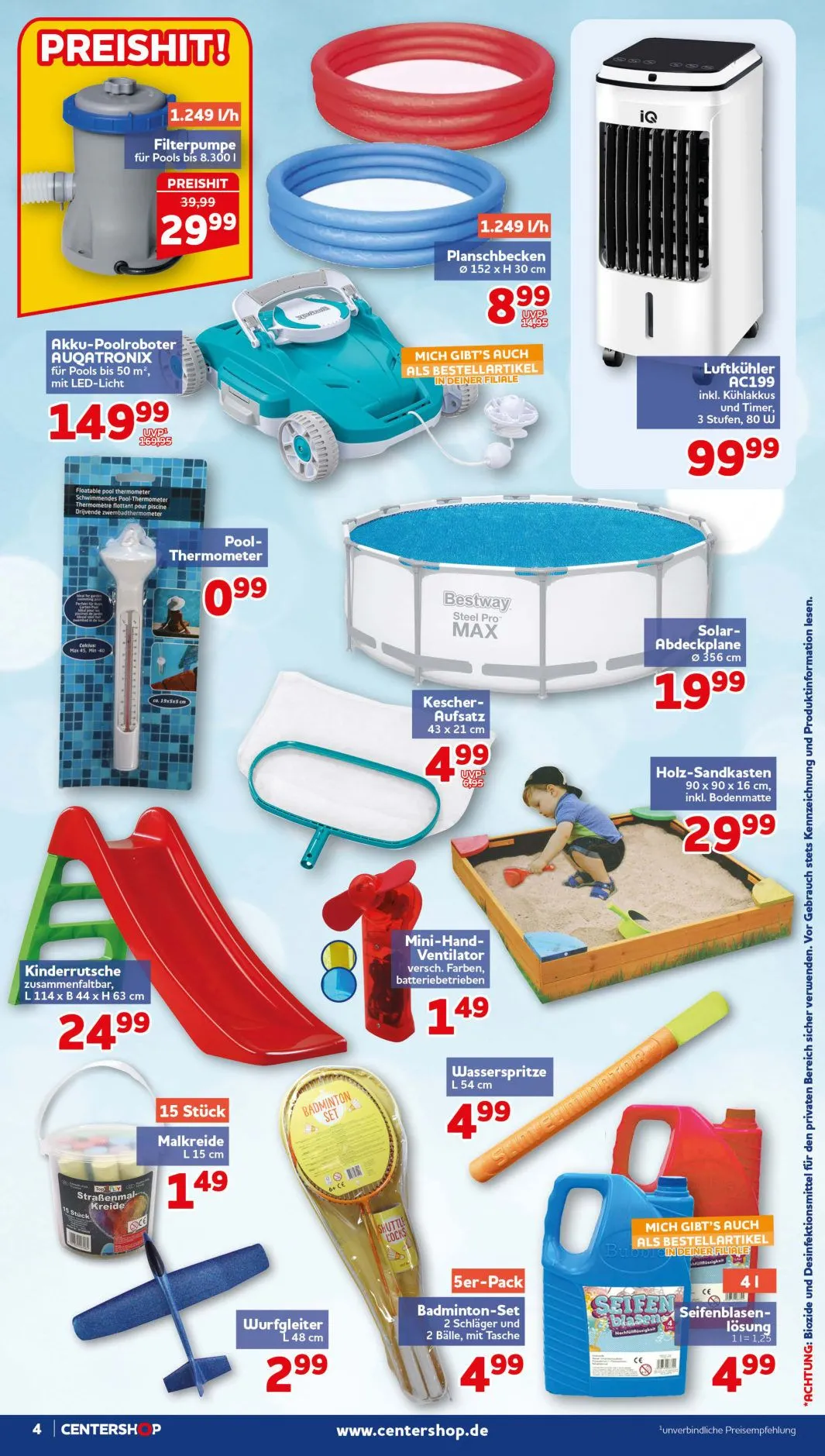 CENTERSHOP — 2026-08-04 von 3. August bis 8. August 2026 - Prospekt seite 4