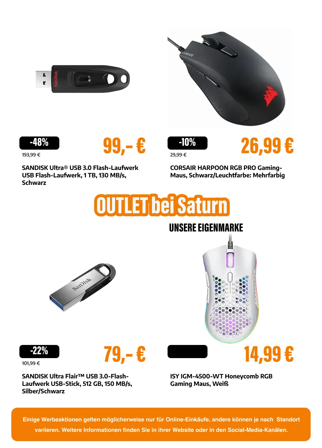 Saturn OUTLET% von 14. Juli bis 29. Juli 2026 - Prospekt seite 4