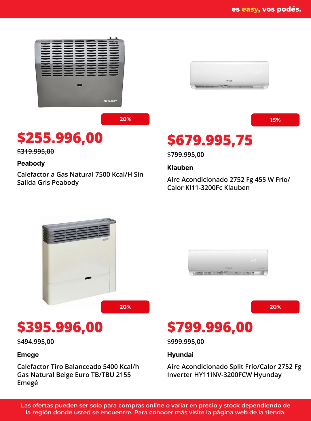 Ofertas de Liquidación de invierno 10 de agosto al 25 de agosto 2026 - Página 4 del catálogo