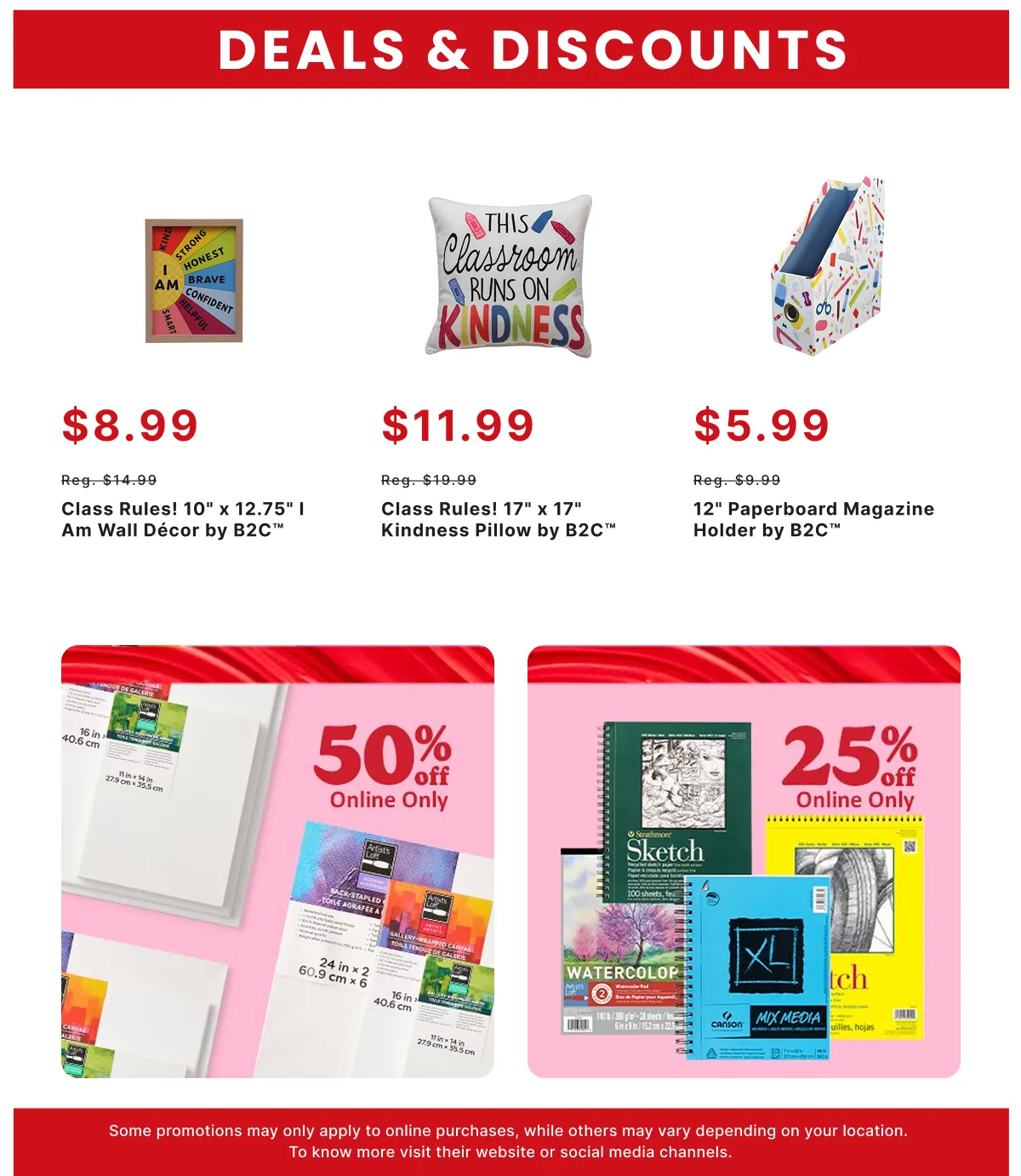 Weekly promotion Back to School Supplies spanning from August 3 to August 18 2026 - Page 4 for Catalogue 365