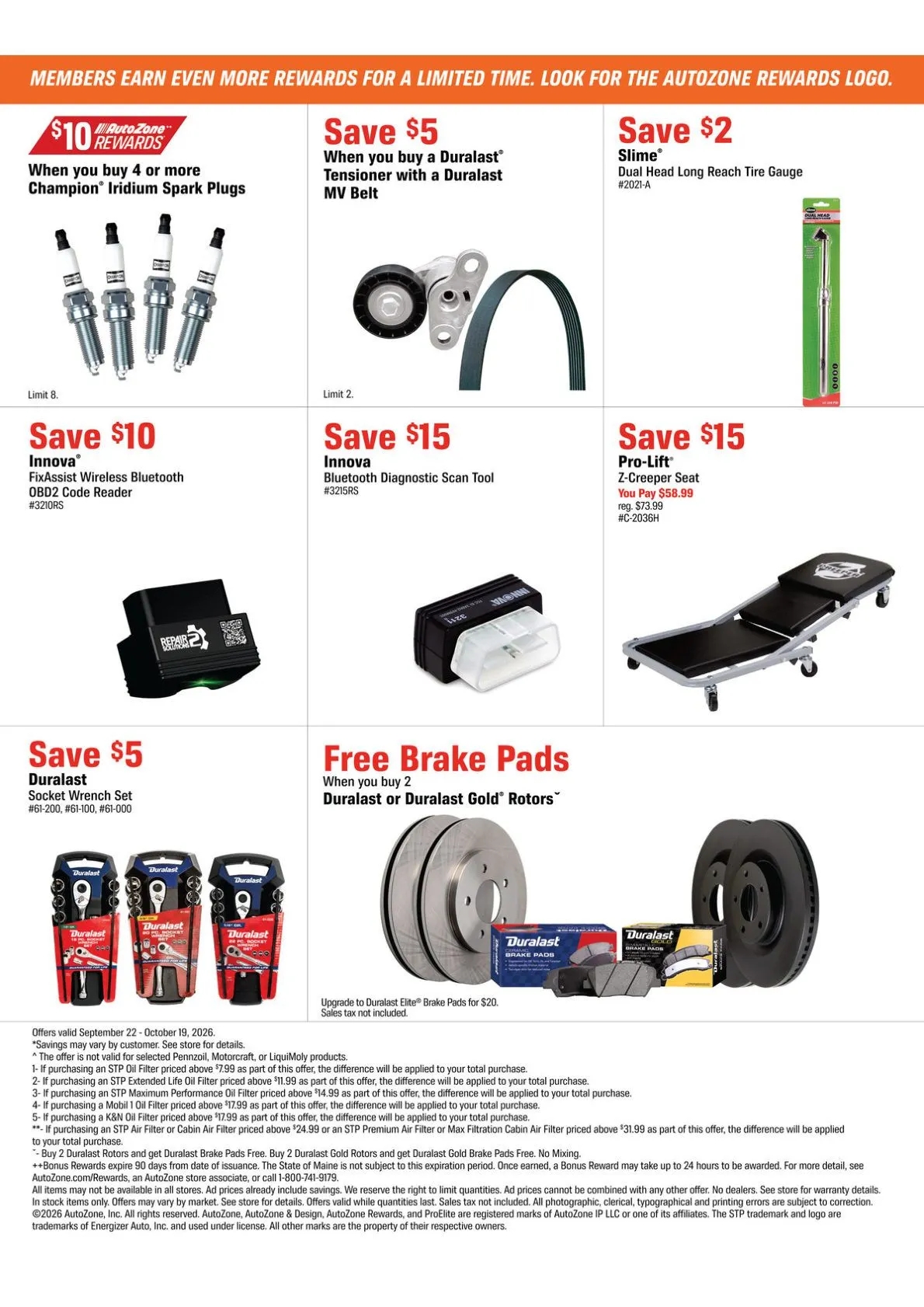 Weekly ad Autozone — 2026-09-29 from September 22 to October 19 2026 - Page 4