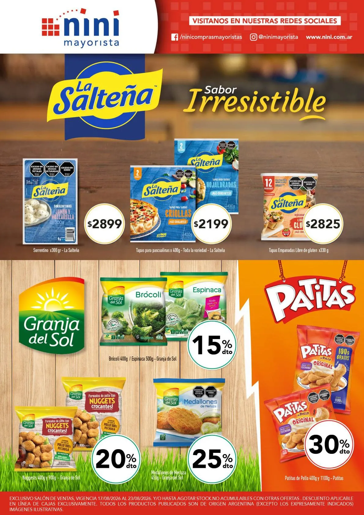 Ofertas de Nini Mayorista — 2026-08-20 17 de agosto al 23 de agosto 2026 - Página 4 del catálogo