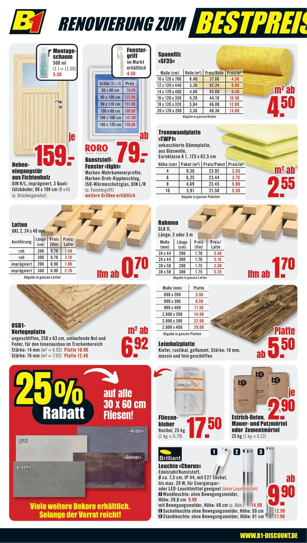 B1 Discount Baumarkt — 2026-08-03 von 3. August bis 7. August 2026 - Prospekt seite 4