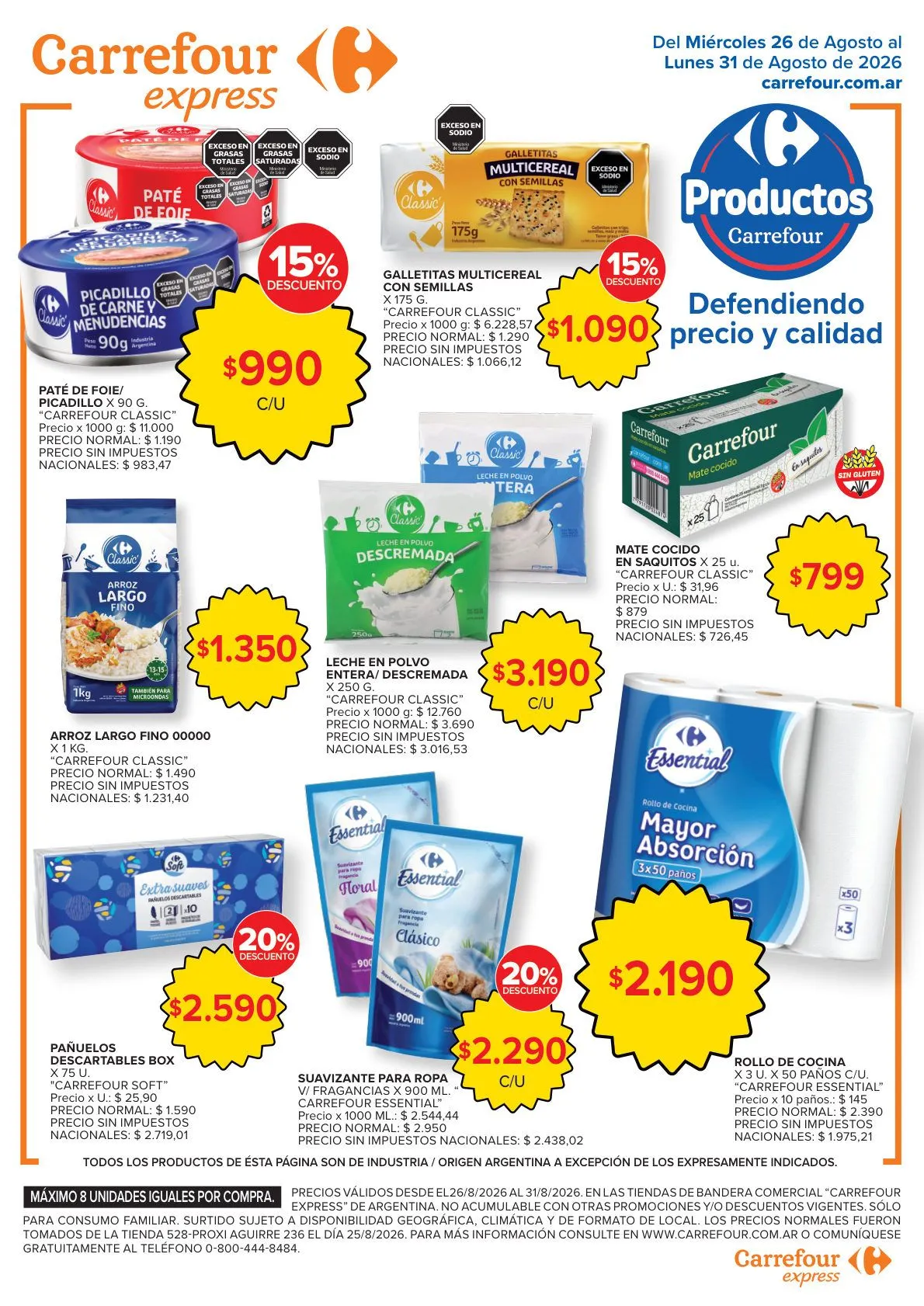 Ofertas de Carrefour Express — 2026-08-27 27 de agosto al 31 de agosto 2026 - Página 4 del catálogo