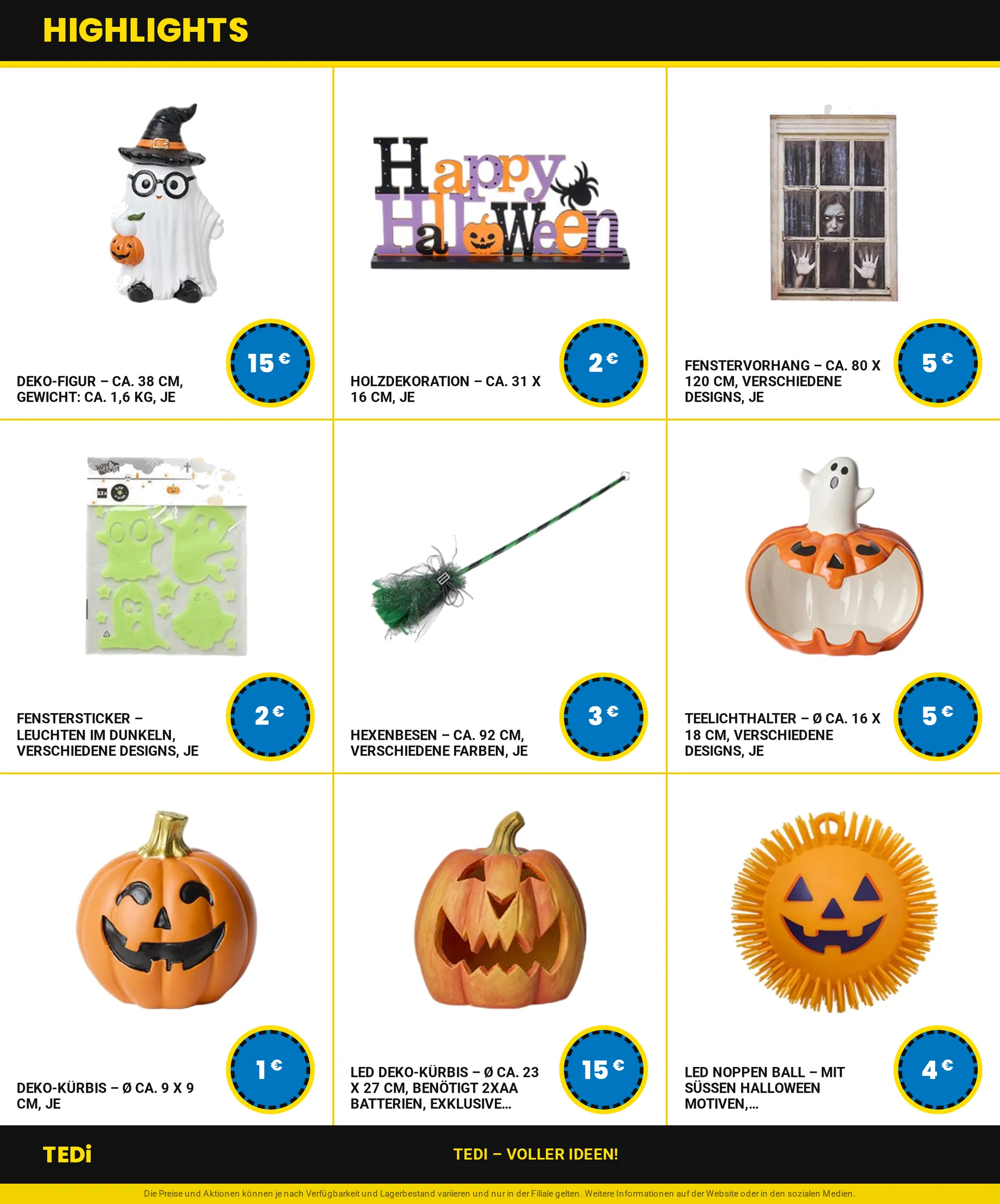 TEDi — Halloween — 2026-09-24 von 24. September bis 12. Oktober 2026 - Prospekt seite 4