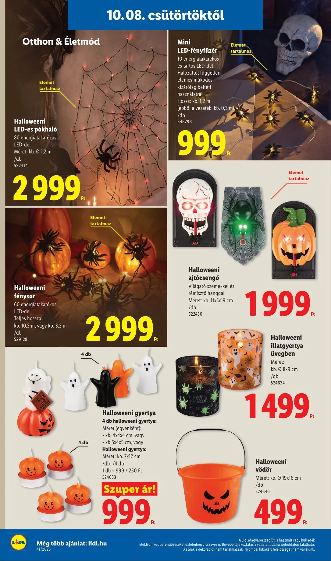 Katalógus Lidl — 2026-10-09 október 9.-tól október 31.-ig 2026. - Oldal 4