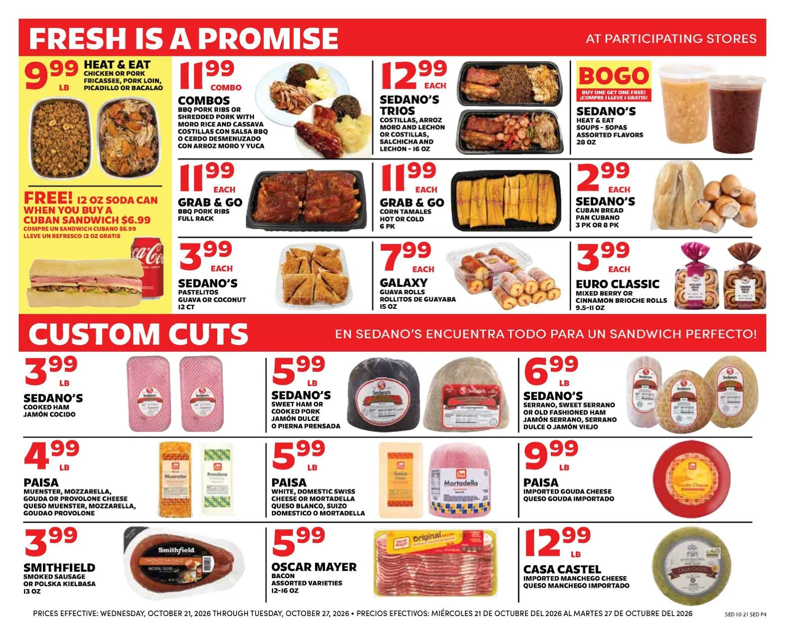 Weekly promotion Sedano's — 2026-10-21 spanning from October 21 to October 27 2026 - Page 4 for Catalogue 365