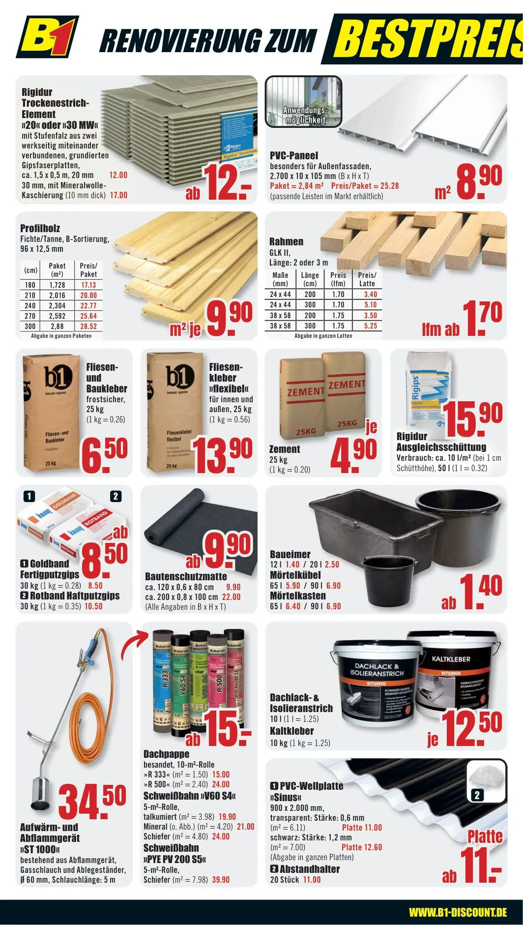 B1 Discount Baumarkt — 2026-08-31 von 31. August bis 4. September 2026 - Prospekt seite 4