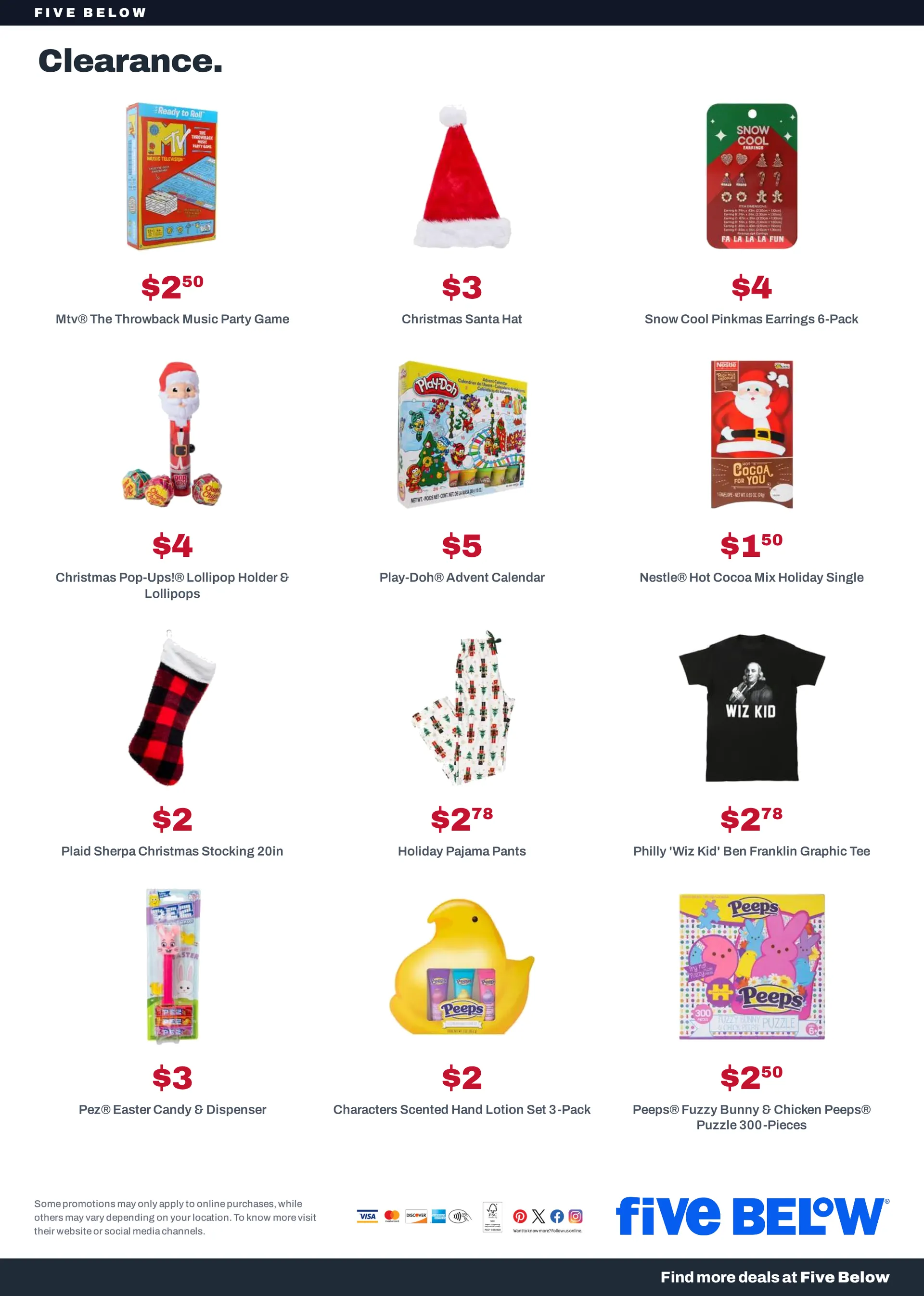Weekly promotion Five Below — 2026-10-22 spanning from October 22 to October 29 2026 - Page 4 for Catalogue 365