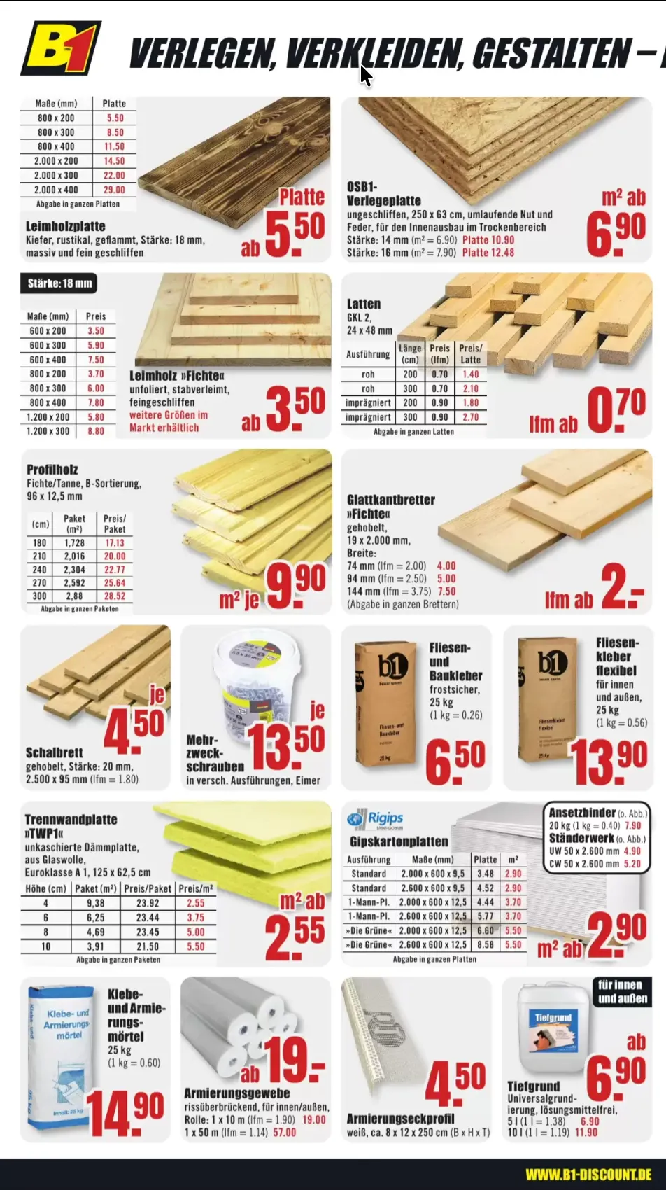B1 Discount Baumarkt — 2026-09-15 von 15. September bis 19. September 2026 - Prospekt seite 4