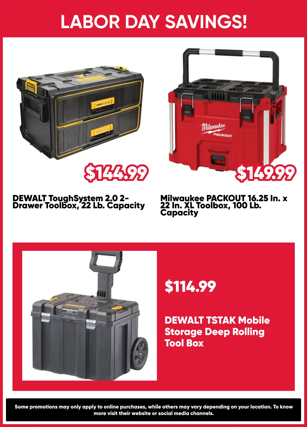 Weekly promotion Labor Day Savings! spanning from August 28 to September 12 2026 - Page 4 for Catalogue 365