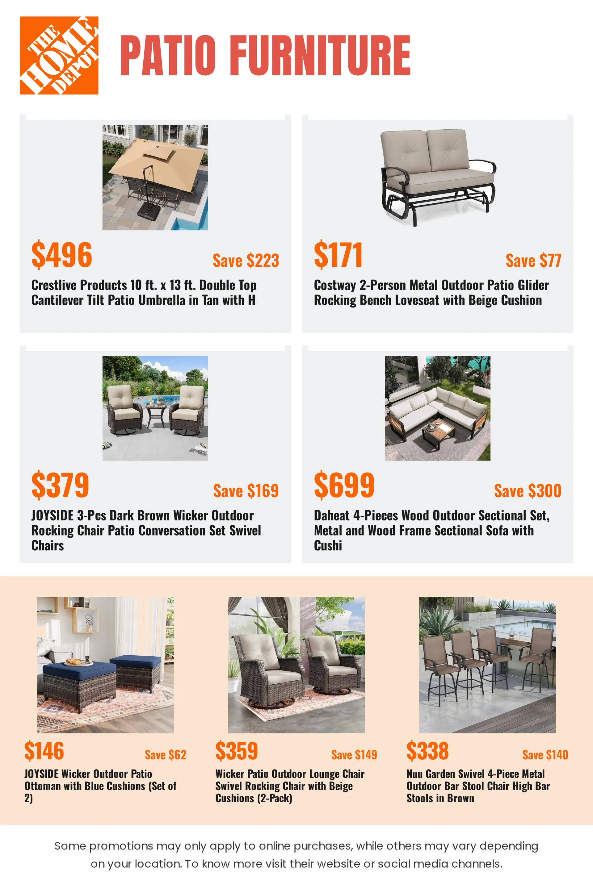 Weekly promotion The Home Depot — Catálogo 1 — 2026-10-20 spanning from October 20 to November 4 2026 - Page 4 for Catalogue 365