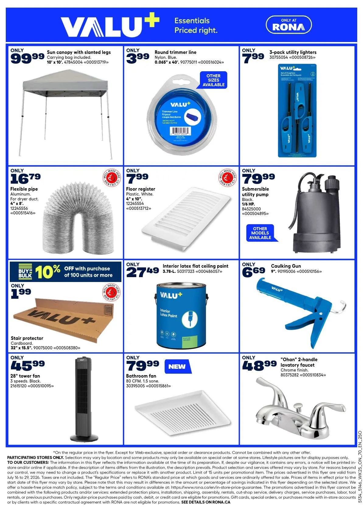 RONA — 2026-07-28 from July 16 to July 30 2026 - flyer page 5