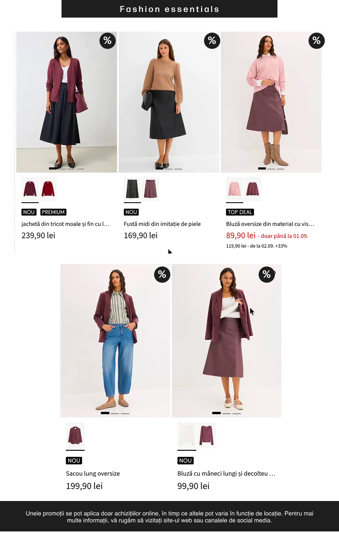 Catalog Fashion essentials de la 6 august până la 21 august 2026 - Revista Pagina 5