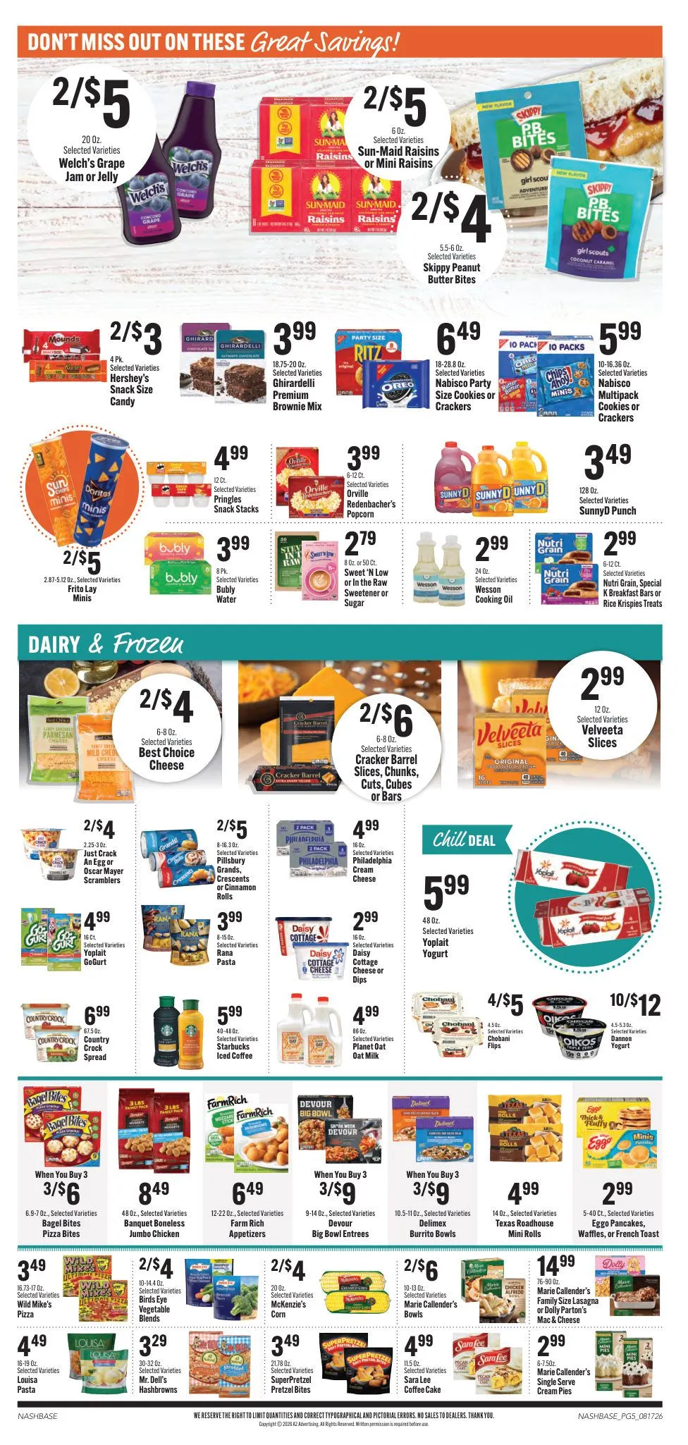 Weekly promotion Piggly Wiggly — 2026-08-19 spanning from August 17 to August 23 2026 - Page 5 for Catalogue 365