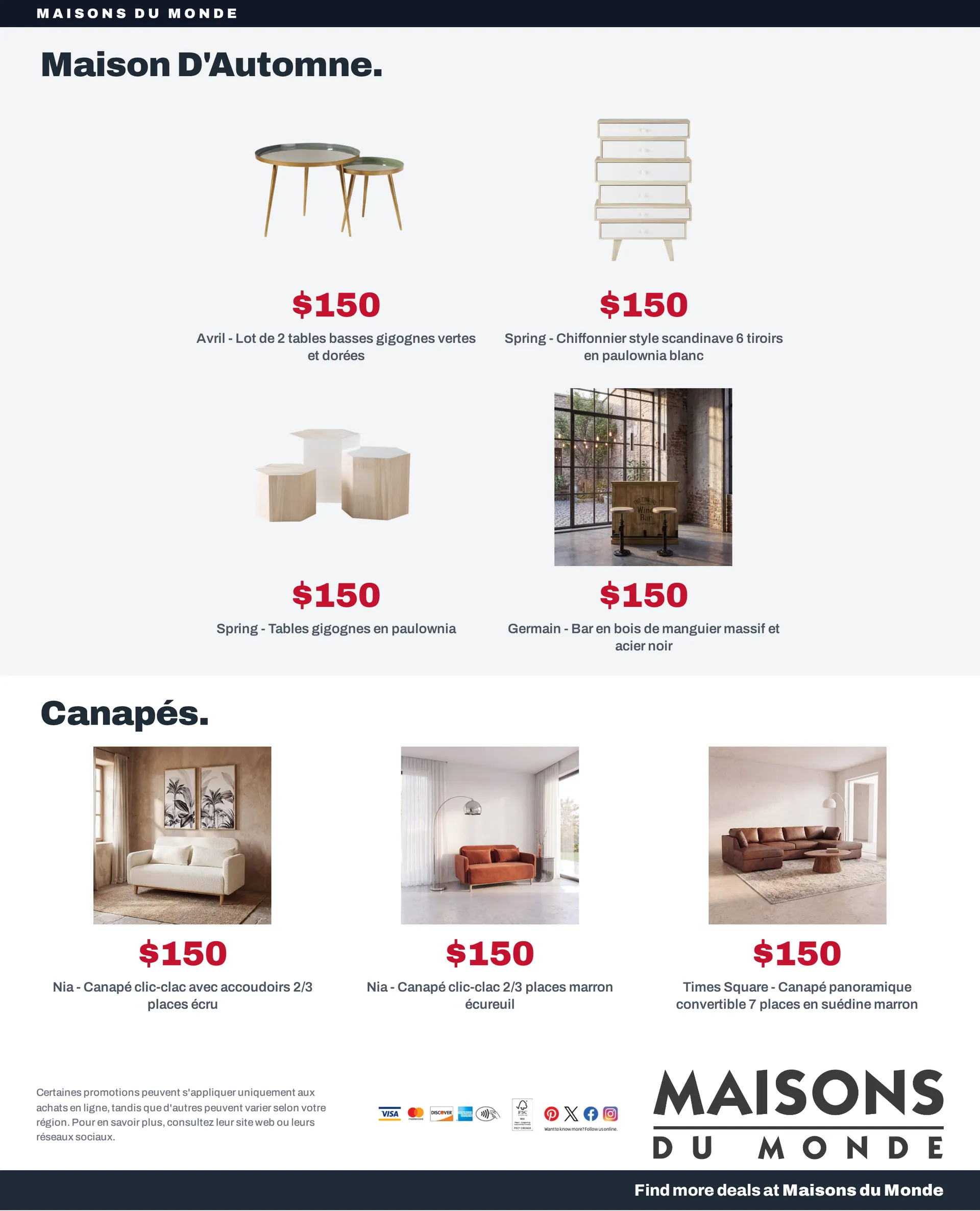 Maisons du Monde — 2026-10-09 du 9 octobre au 26 octobre 2026 - Catalogue page 5