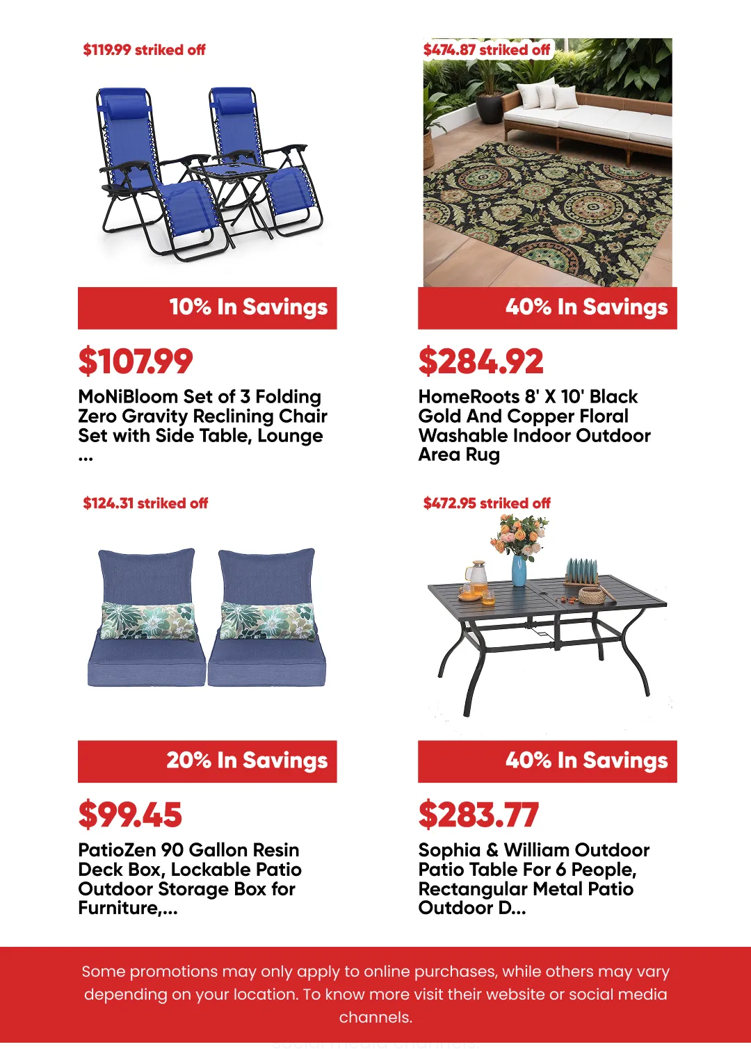 Weekly ad Patio Furniture Deals from July 8 to July 23 2026 - Page 5