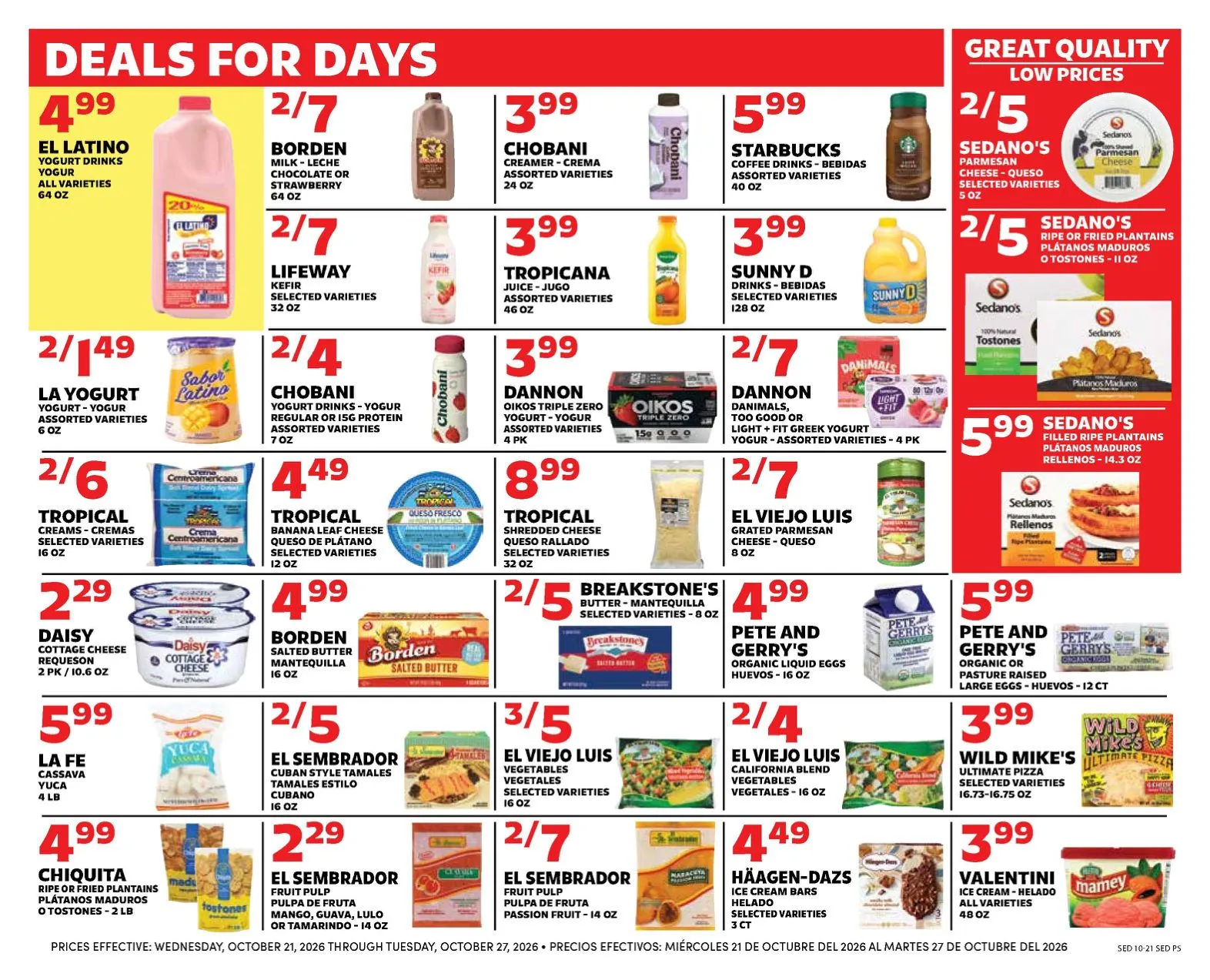 Weekly promotion Sedano's — 2026-10-21 spanning from October 21 to October 27 2026 - Page 5 for Catalogue 365
