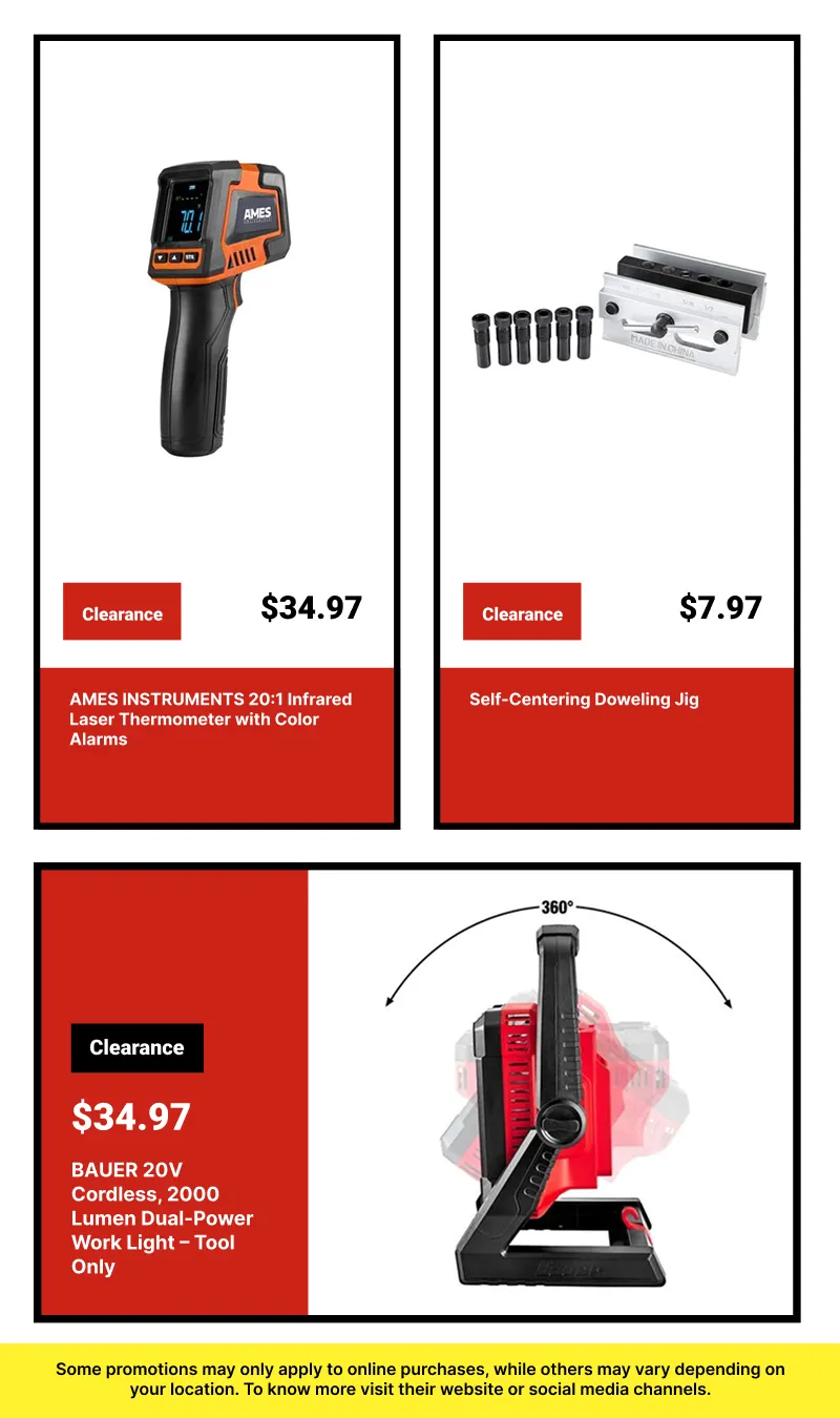 Weekly ad Clearance Tools At Harbor Freight from July 8 to July 23 2026 - Page 5