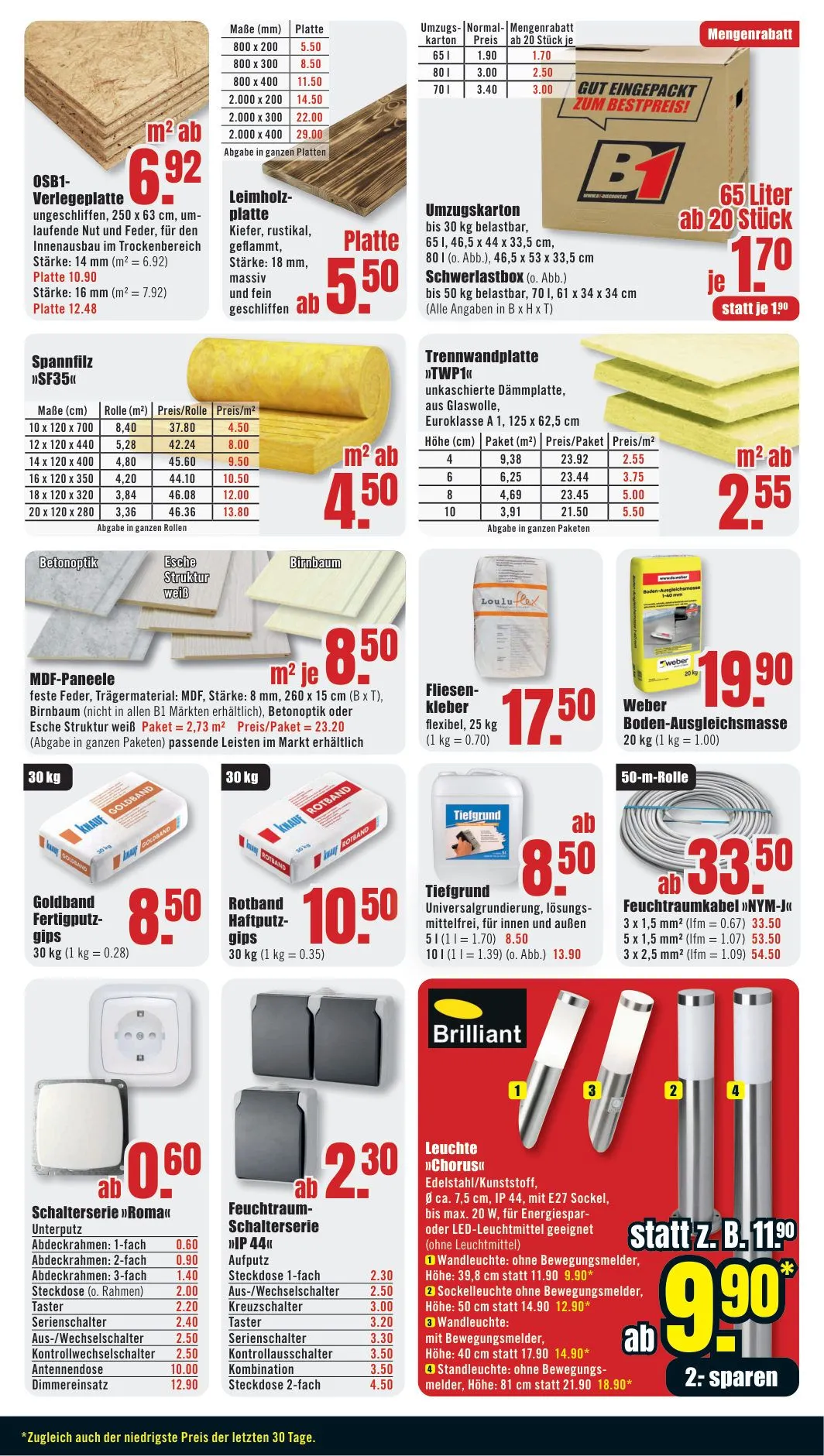 B1 Discount Baumarkt — 2026-08-20 von 15. August bis 21. August 2026 - Prospekt seite 5