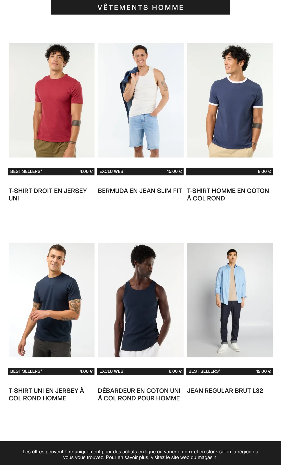 Vêtements homme du 6 août au 21 août 2026 - Catalogue page 5