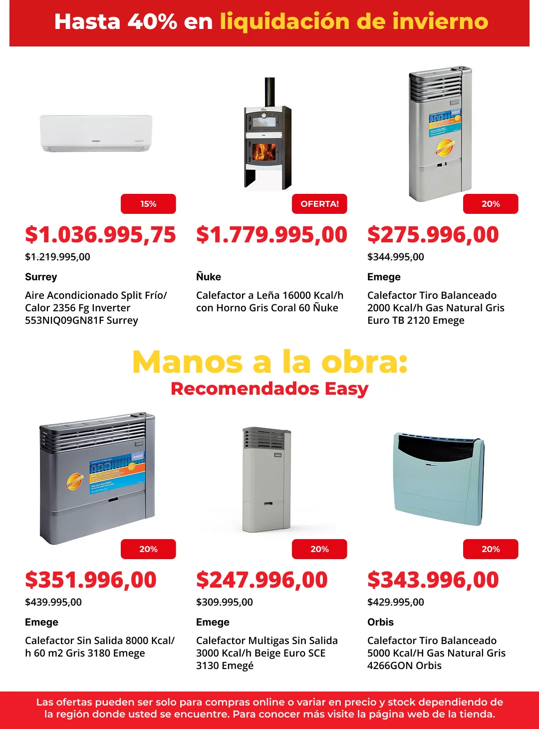 Ofertas de Liquidación de invierno 10 de agosto al 25 de agosto 2026 - Página 5 del catálogo