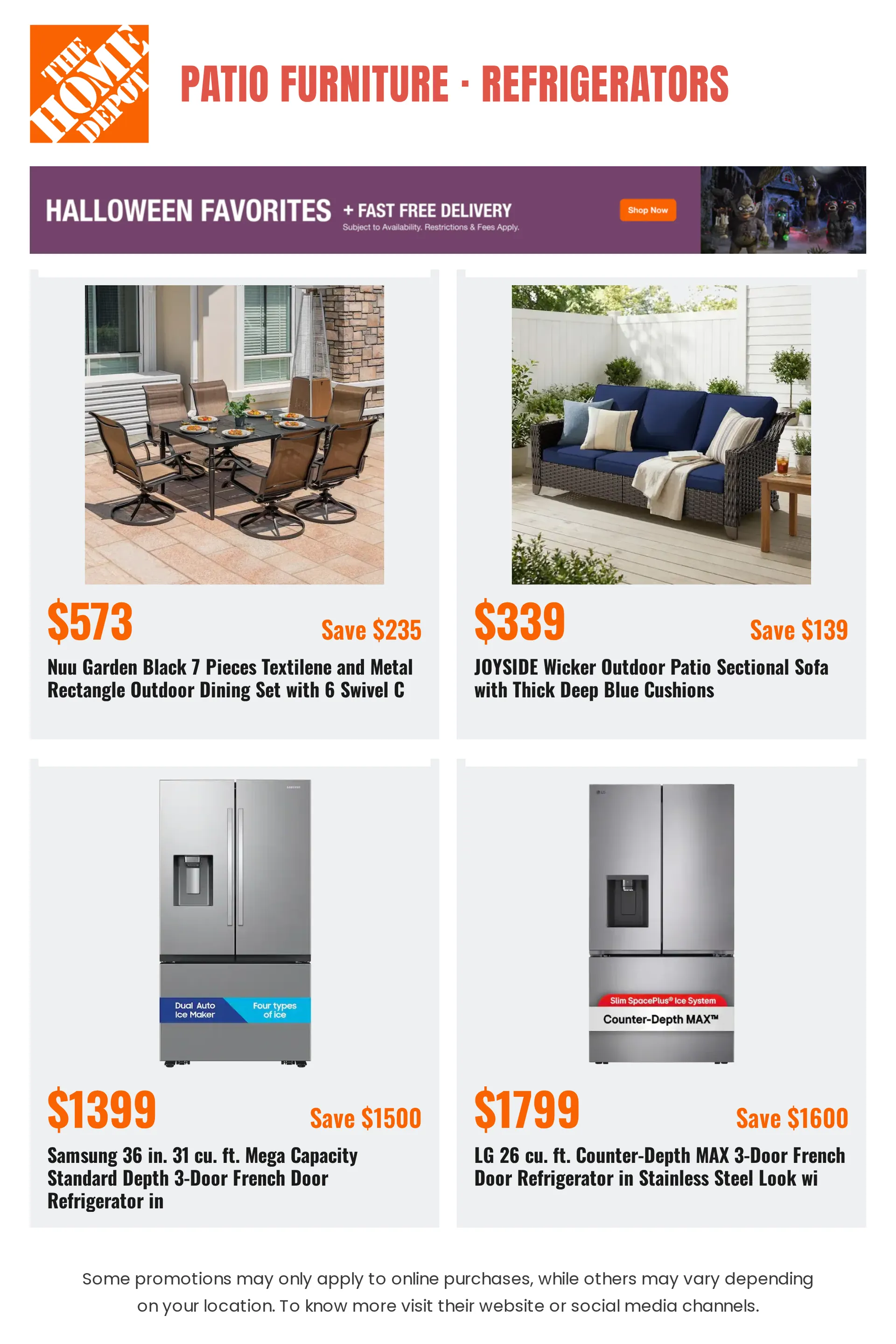 Weekly promotion The Home Depot — Catálogo 1 — 2026-10-20 spanning from October 20 to November 4 2026 - Page 5 for Catalogue 365