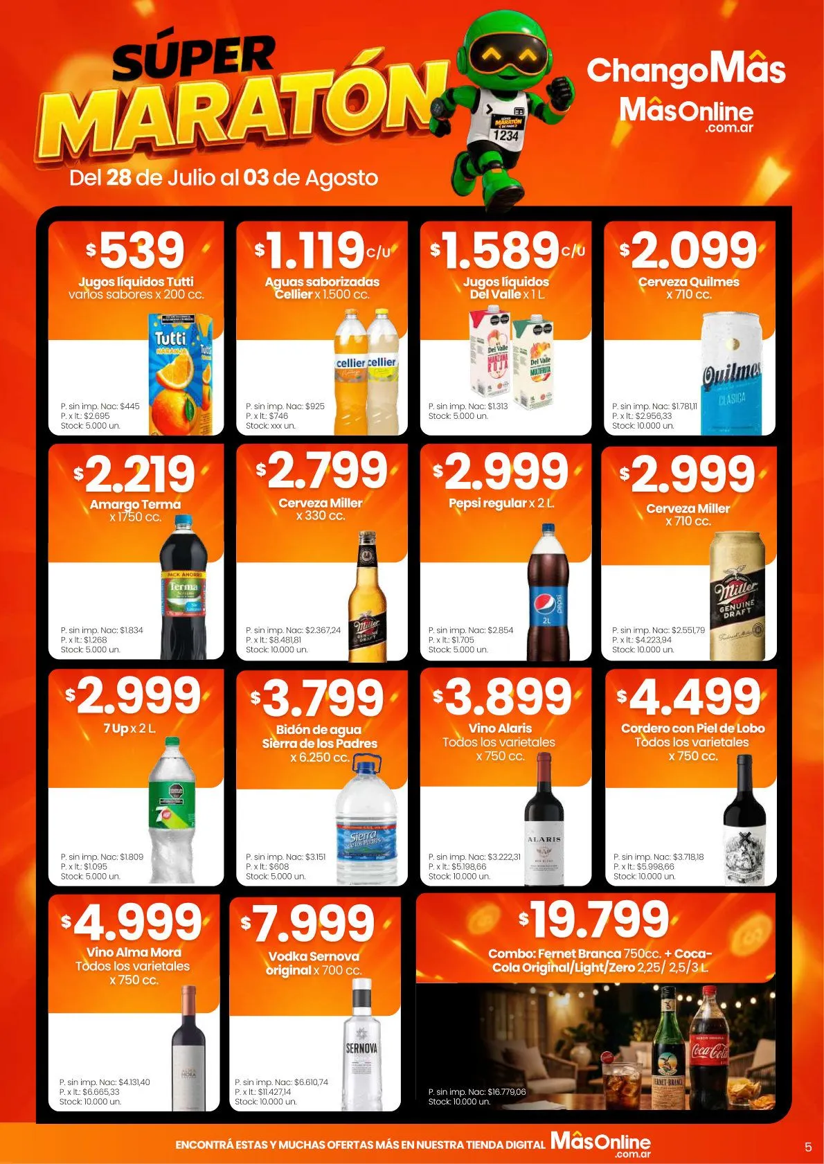Ofertas de Changomas — 2026-07-28 28 de julio al 3 de agosto 2026 - Página 5 del catálogo